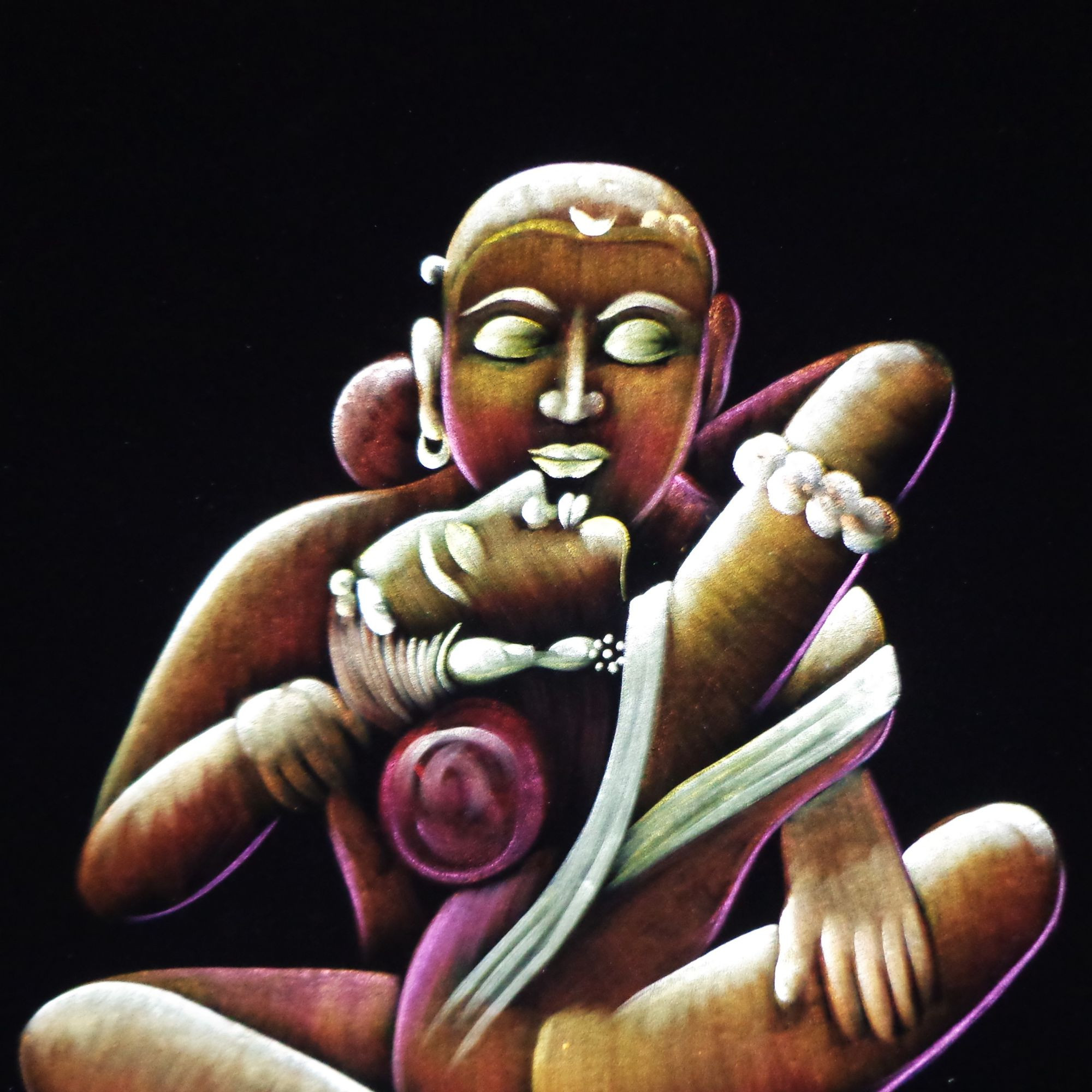 Velvet Painting Kama Sutra wall art decor