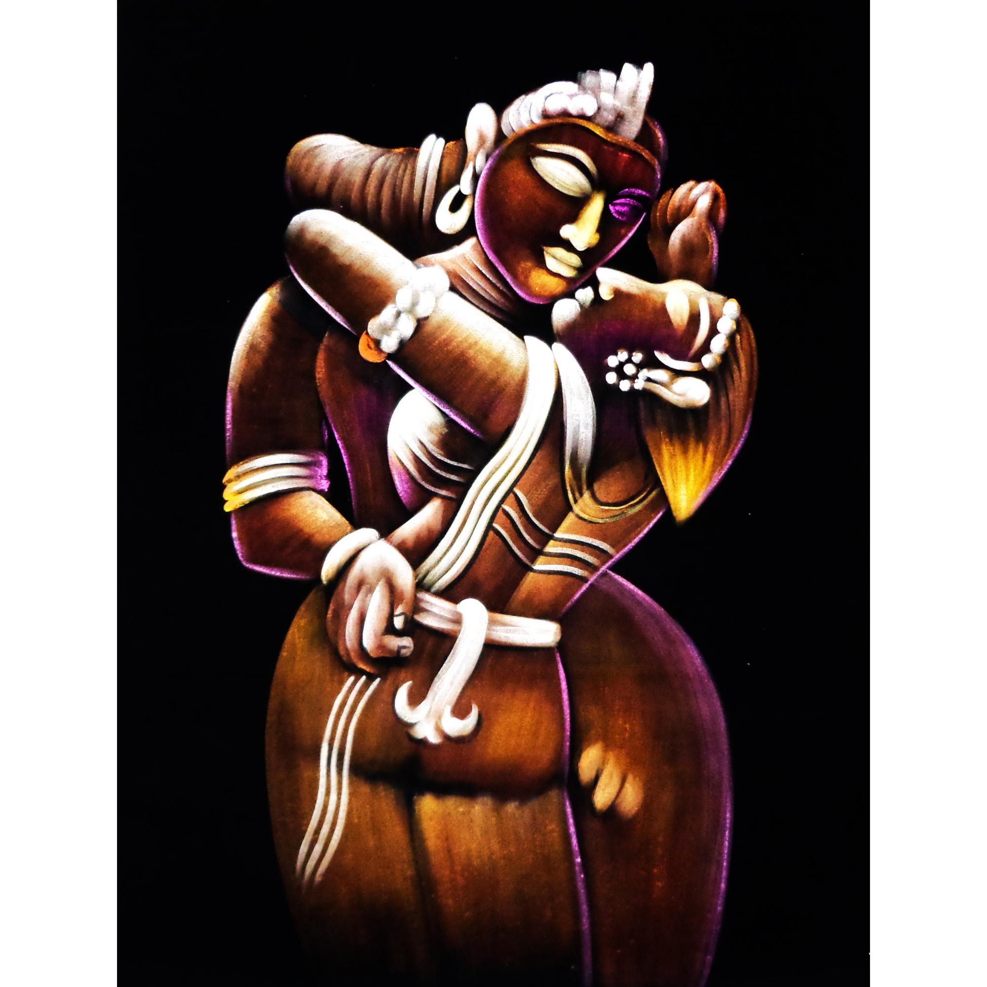 Velvet Painting Kama Sutra wall art decor