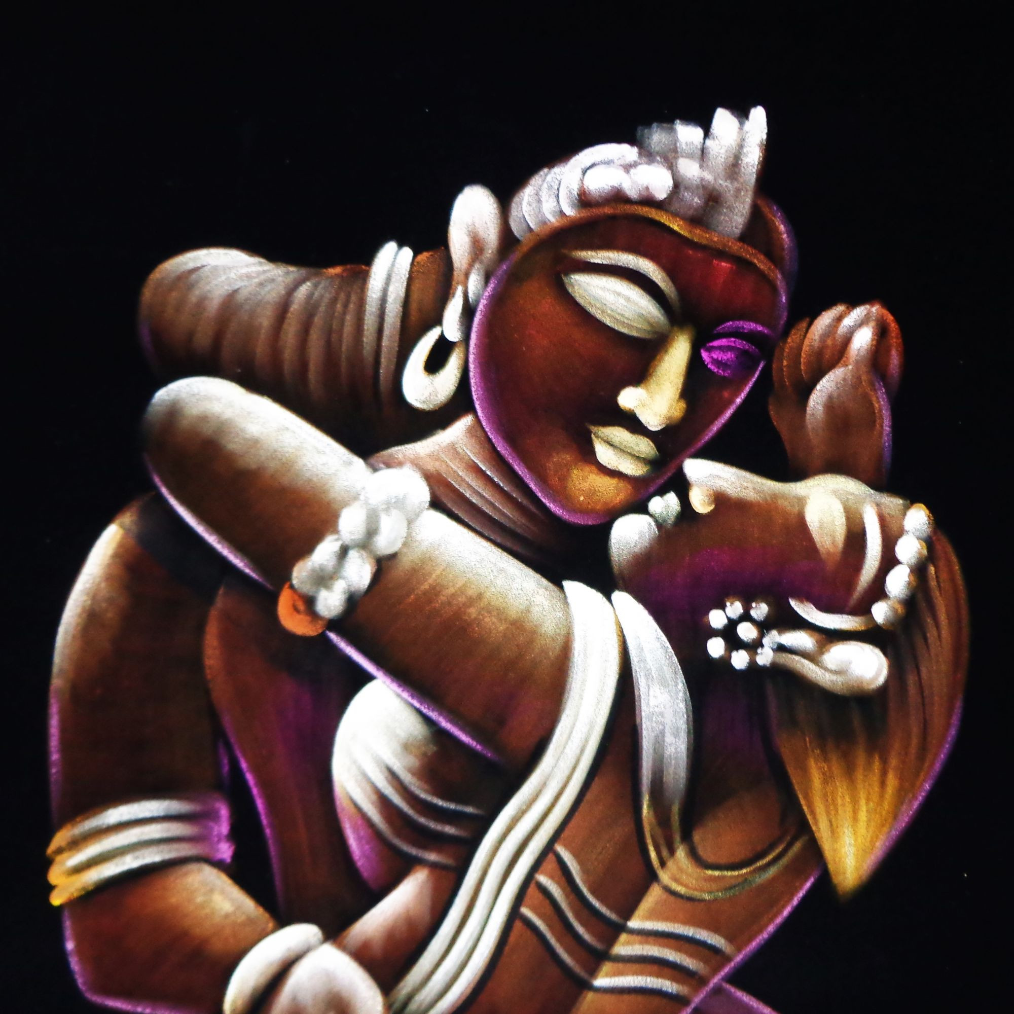 Velvet Painting Kama Sutra wall art decor