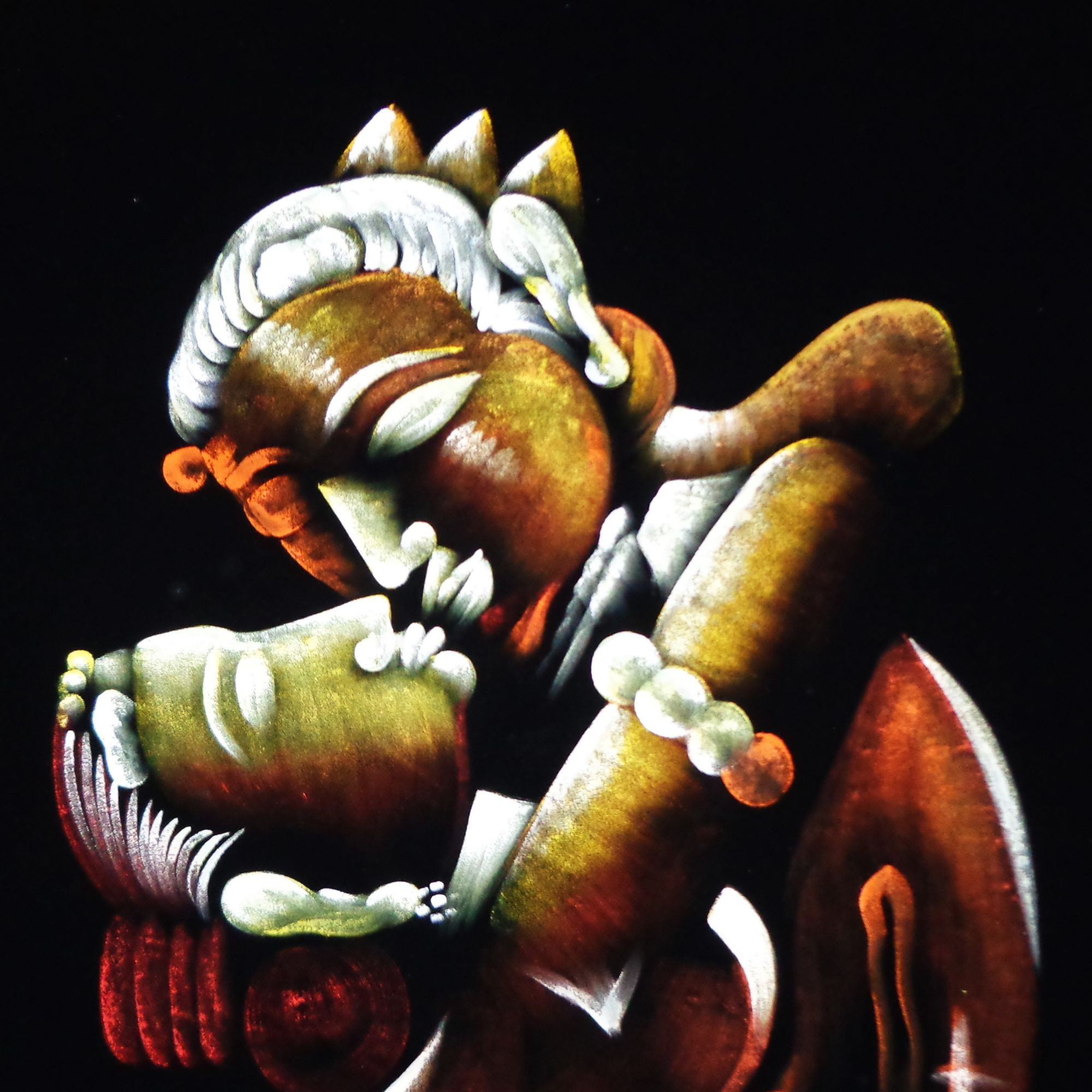 Velvet Painting Kama Sutra wall art decor