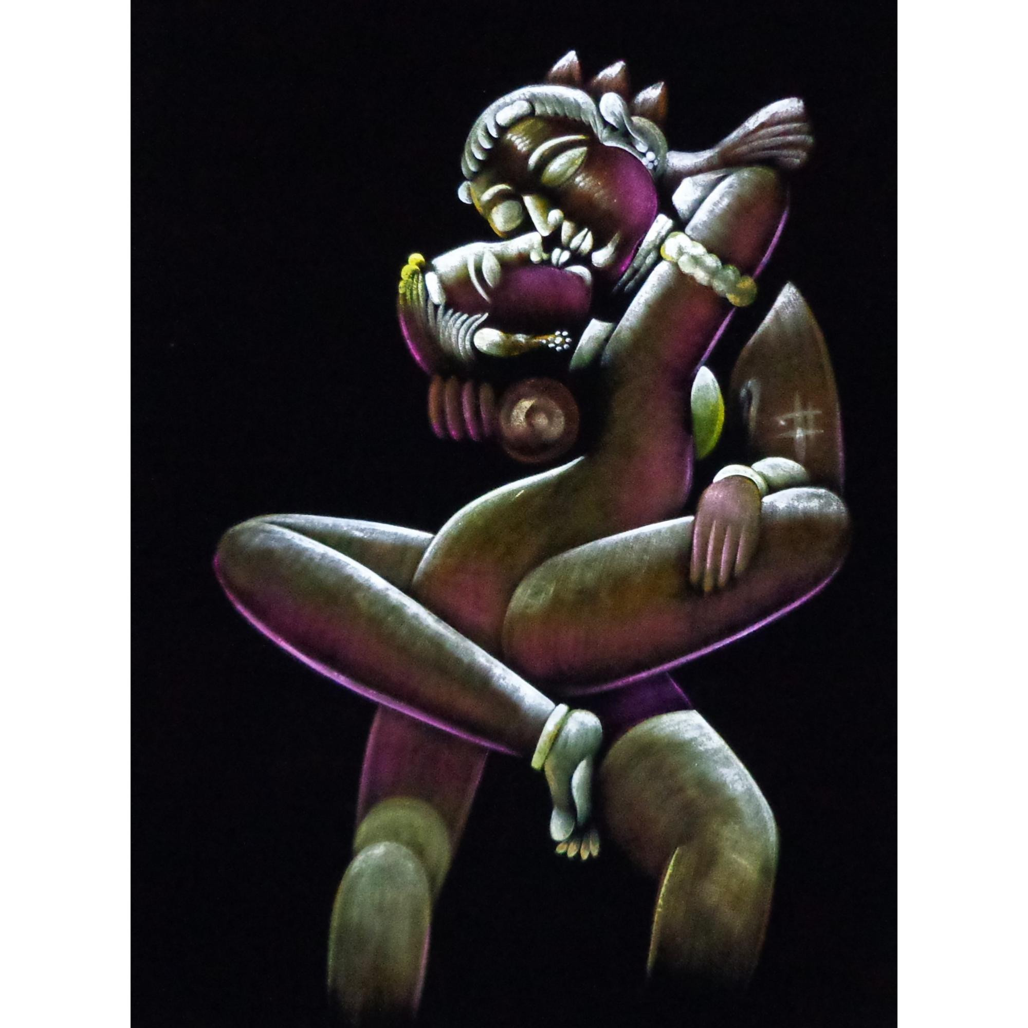 Velvet Painting Kama Sutra wall art decor
