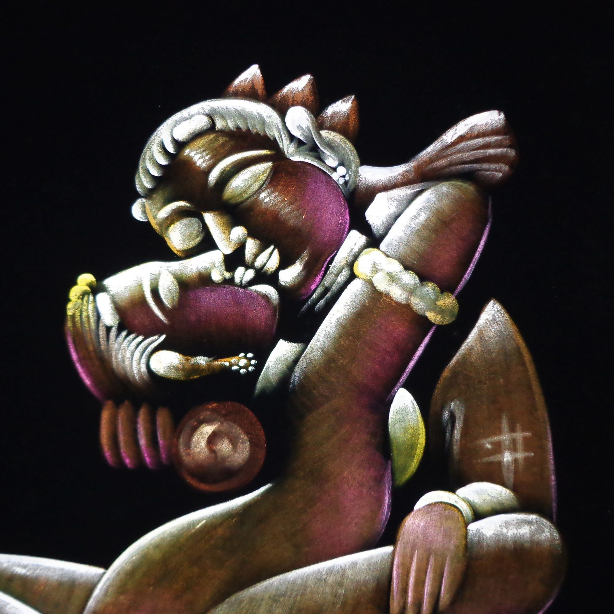 Velvet Painting Kama Sutra wall art decor