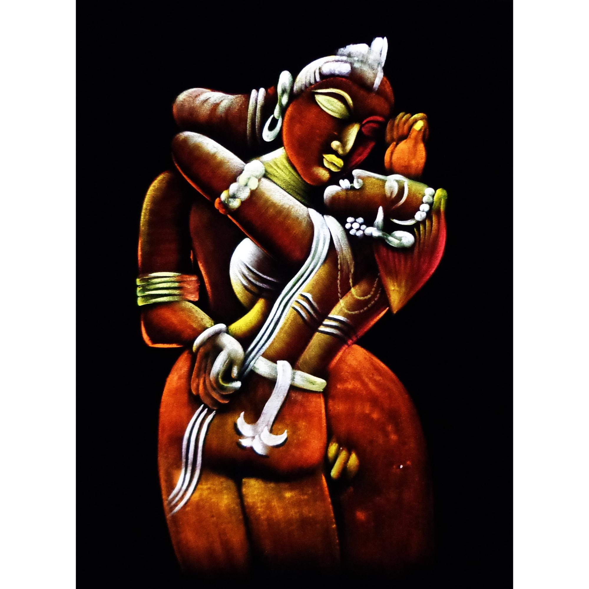 Velvet Painting Kama Sutra wall art decor