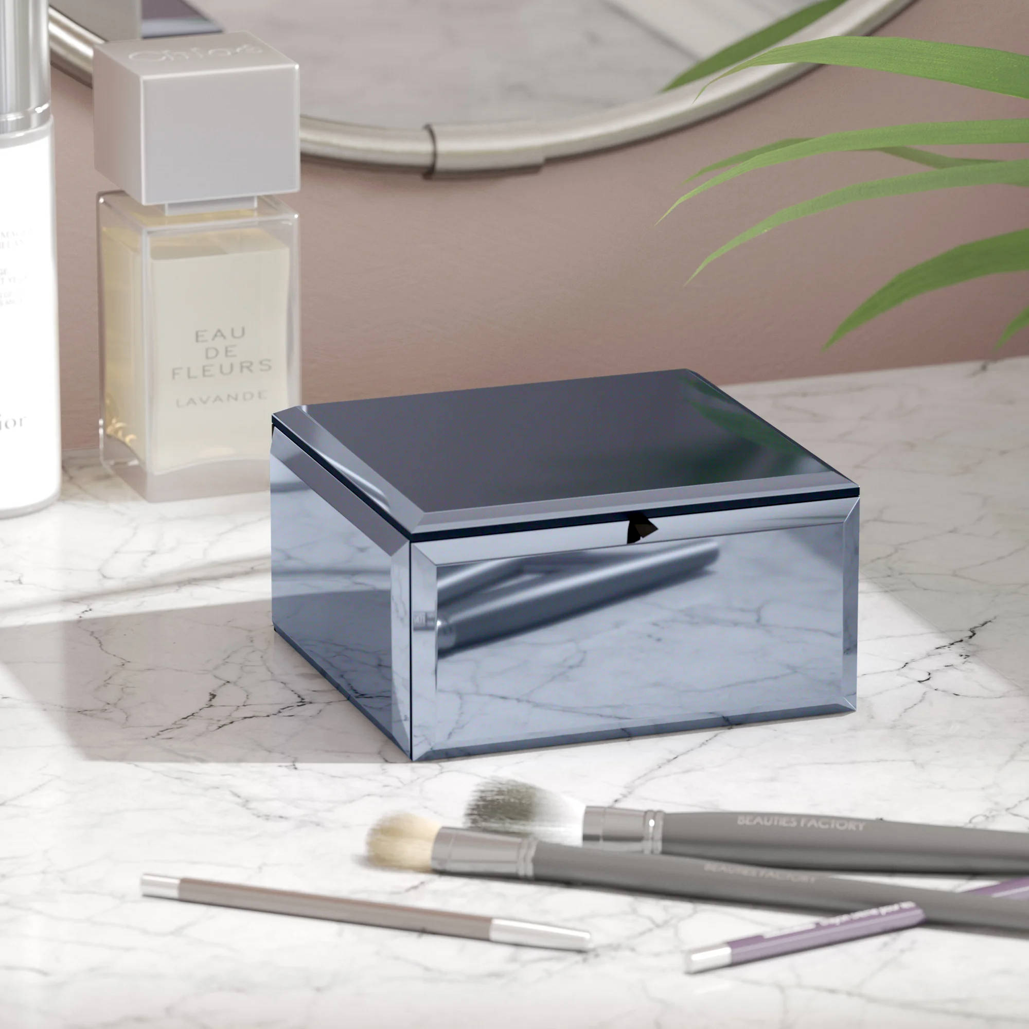 MORA Mirrored Trinket Box