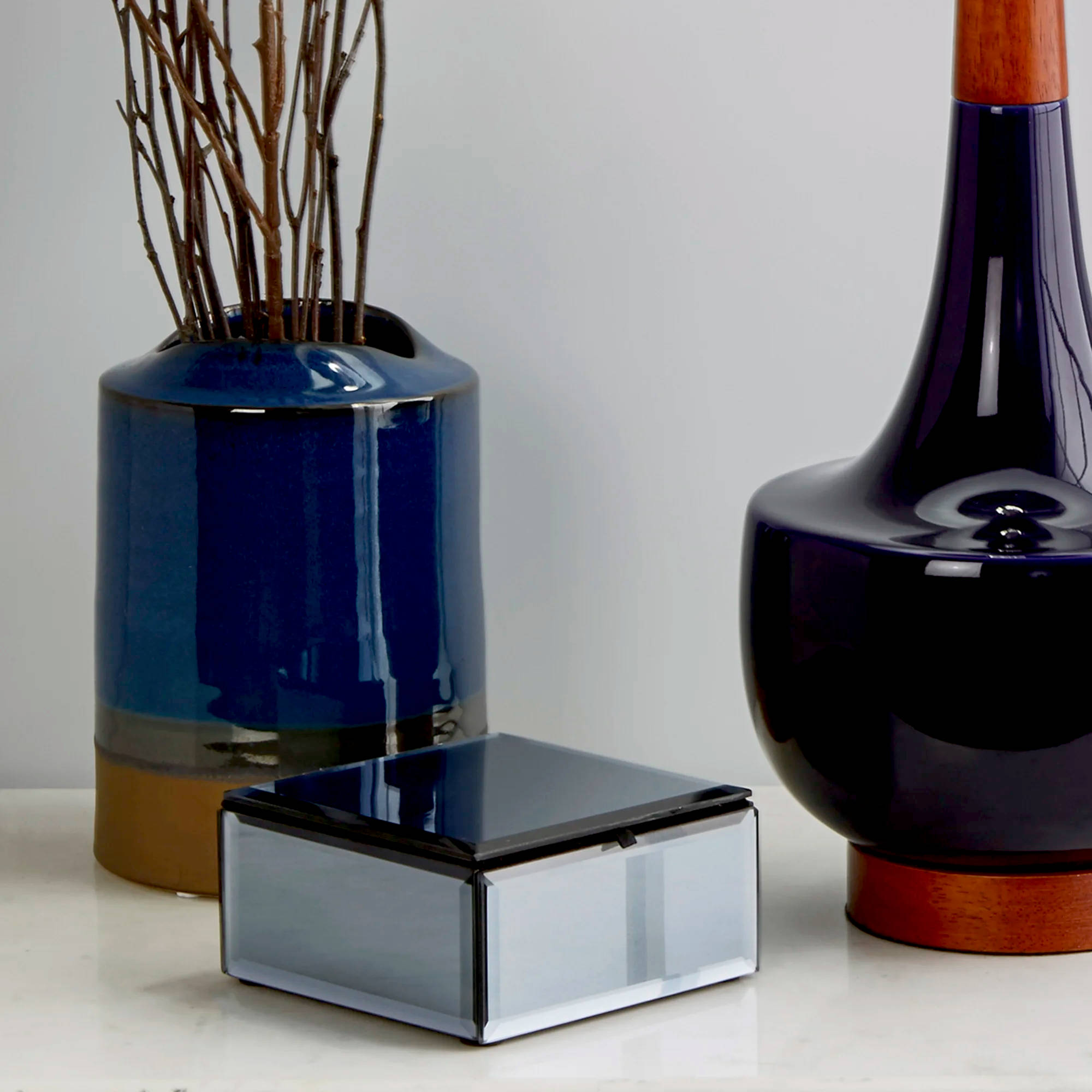 MORA Mirrored Trinket Box