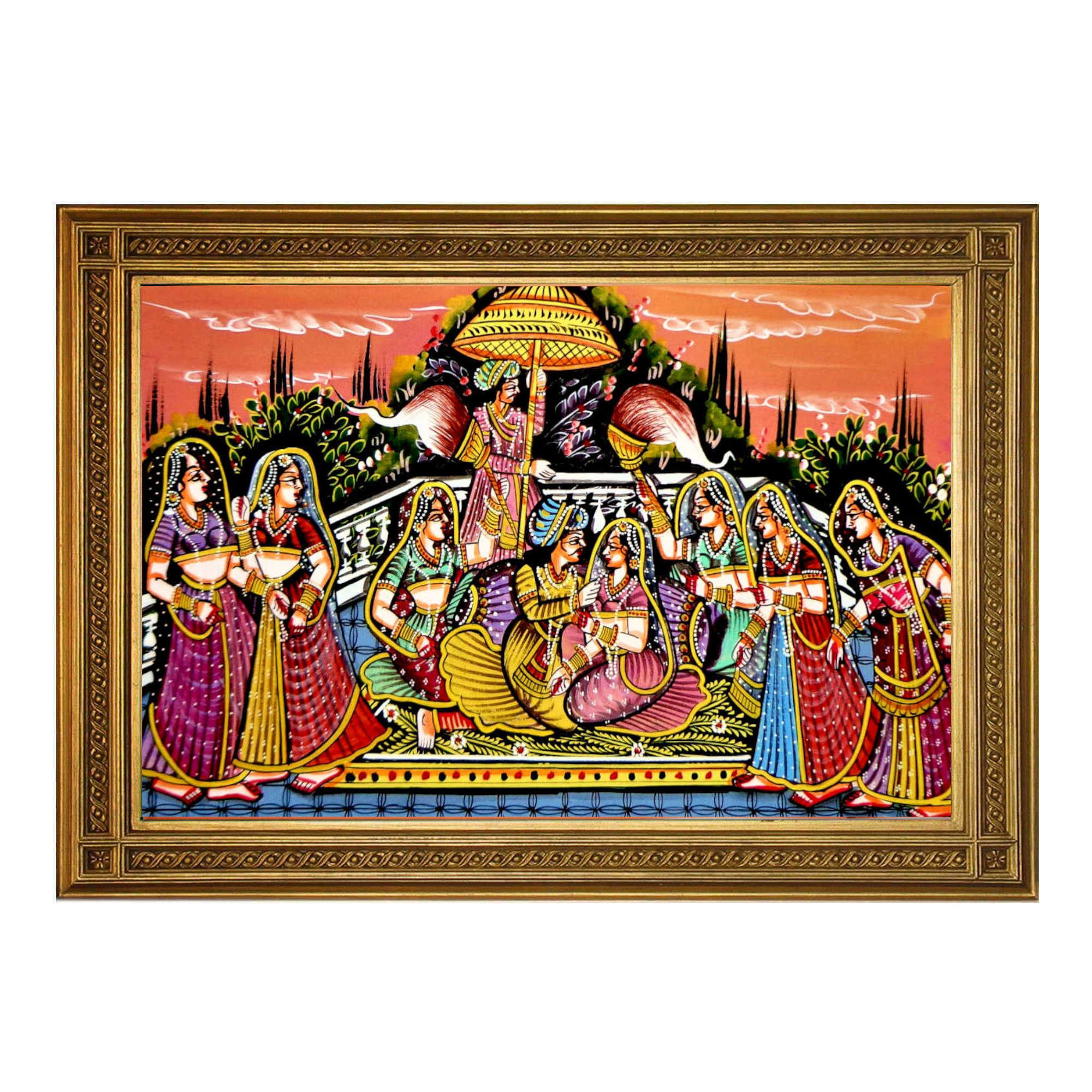 Royal Rajputana Miniature Art Rajasthani Painting