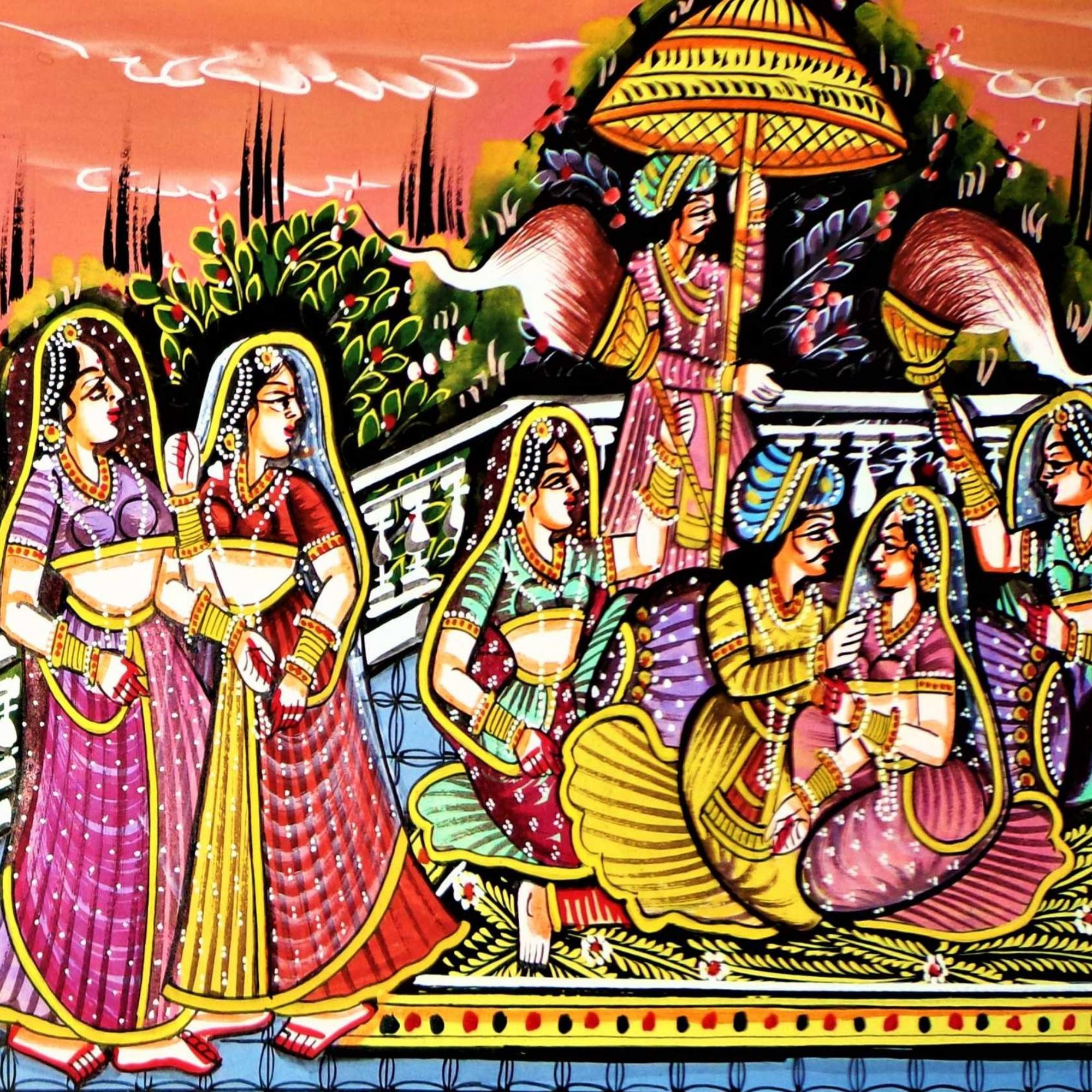 Royal Rajputana Miniature Art Rajasthani Painting