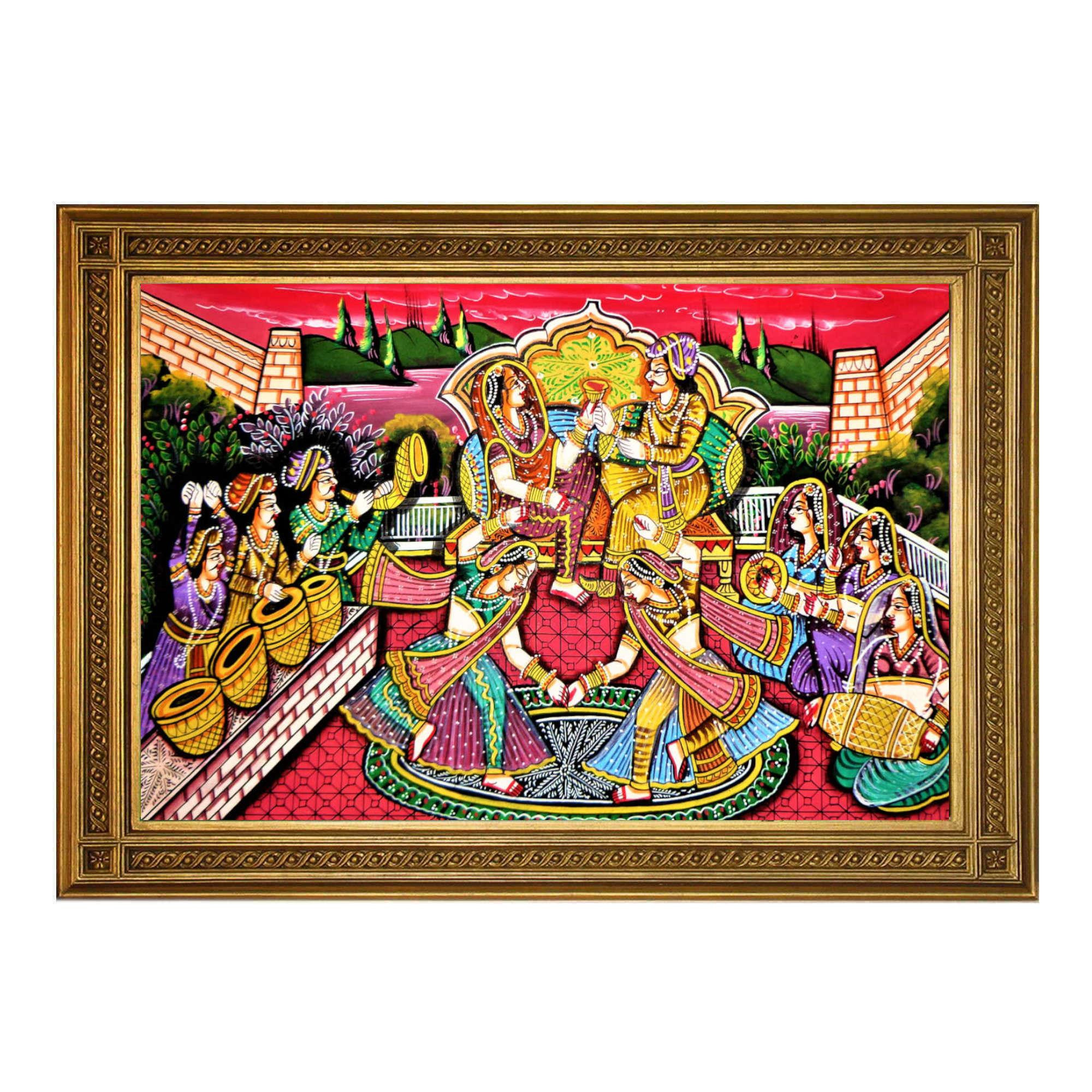 Royal Rajputana Miniature Art Rajasthani Painting
