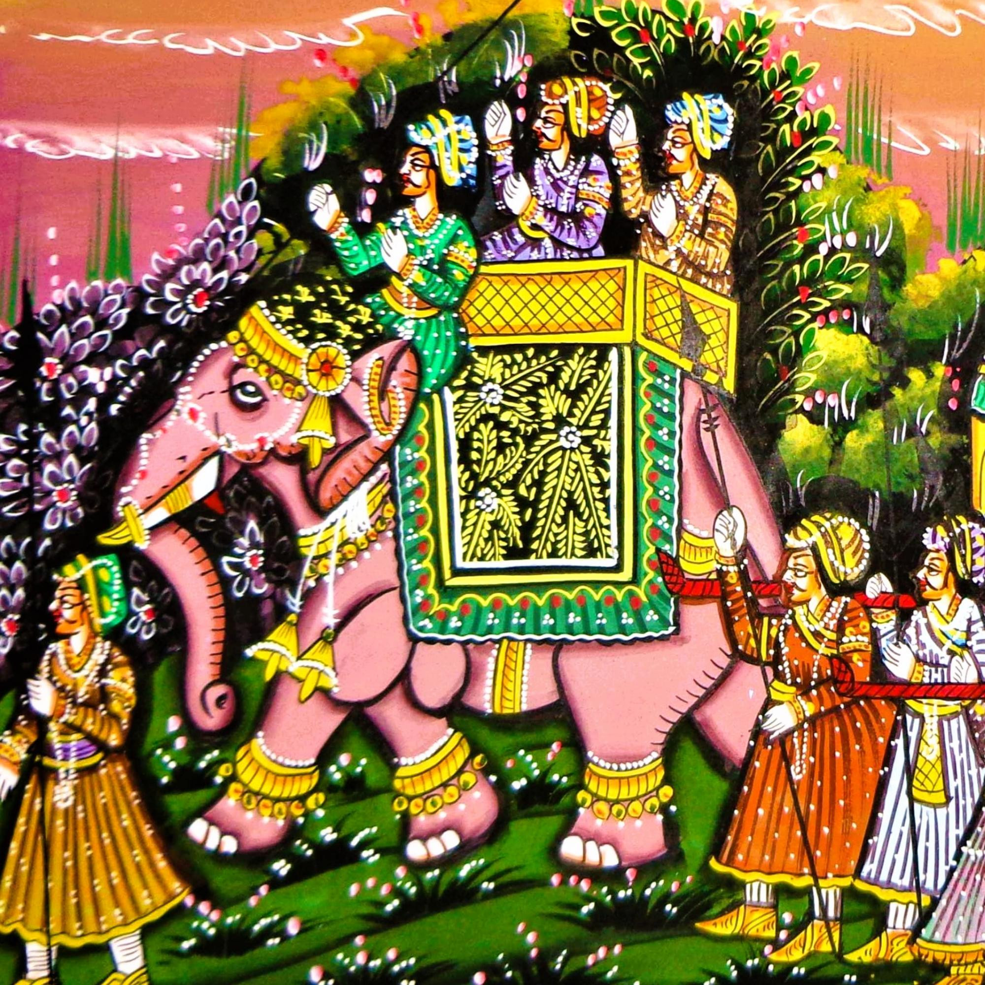 Royal Rajputana Miniature Art Rajasthani Painting