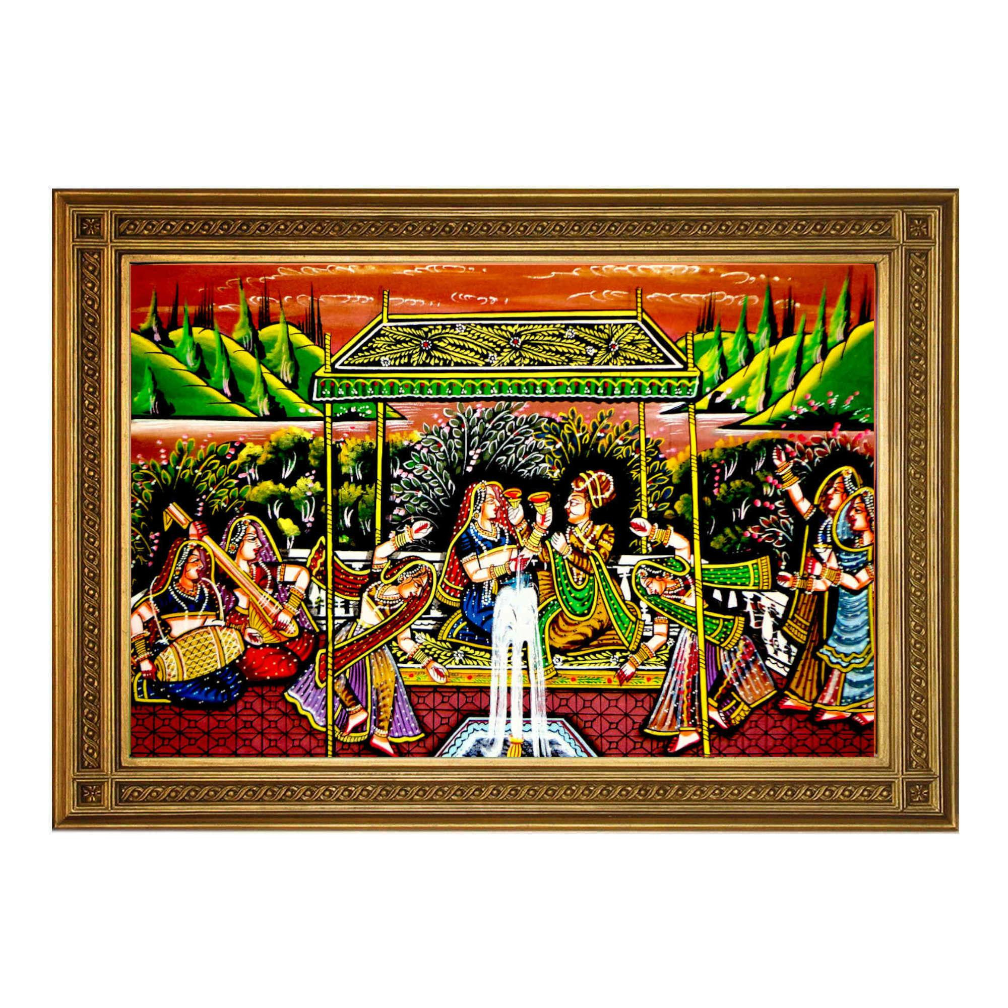 Royal Rajputana Miniature Art Rajasthani Painting