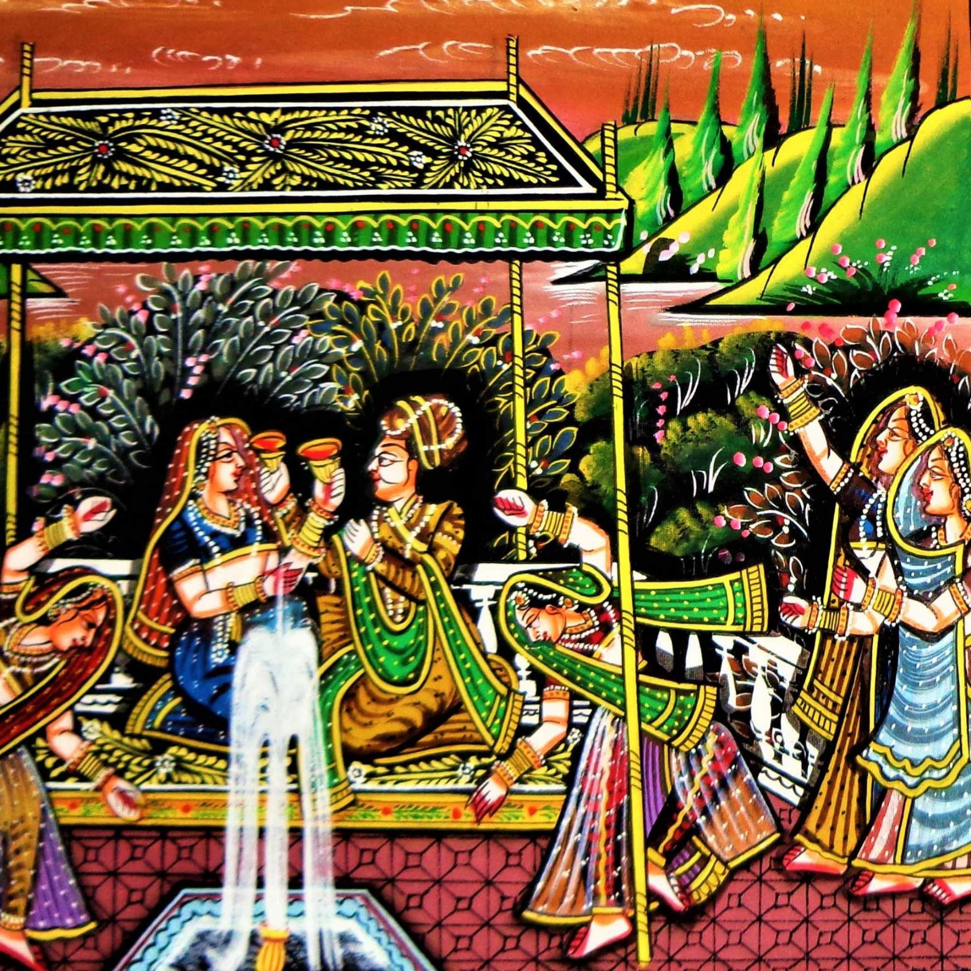 Royal Rajputana Miniature Art Rajasthani Painting