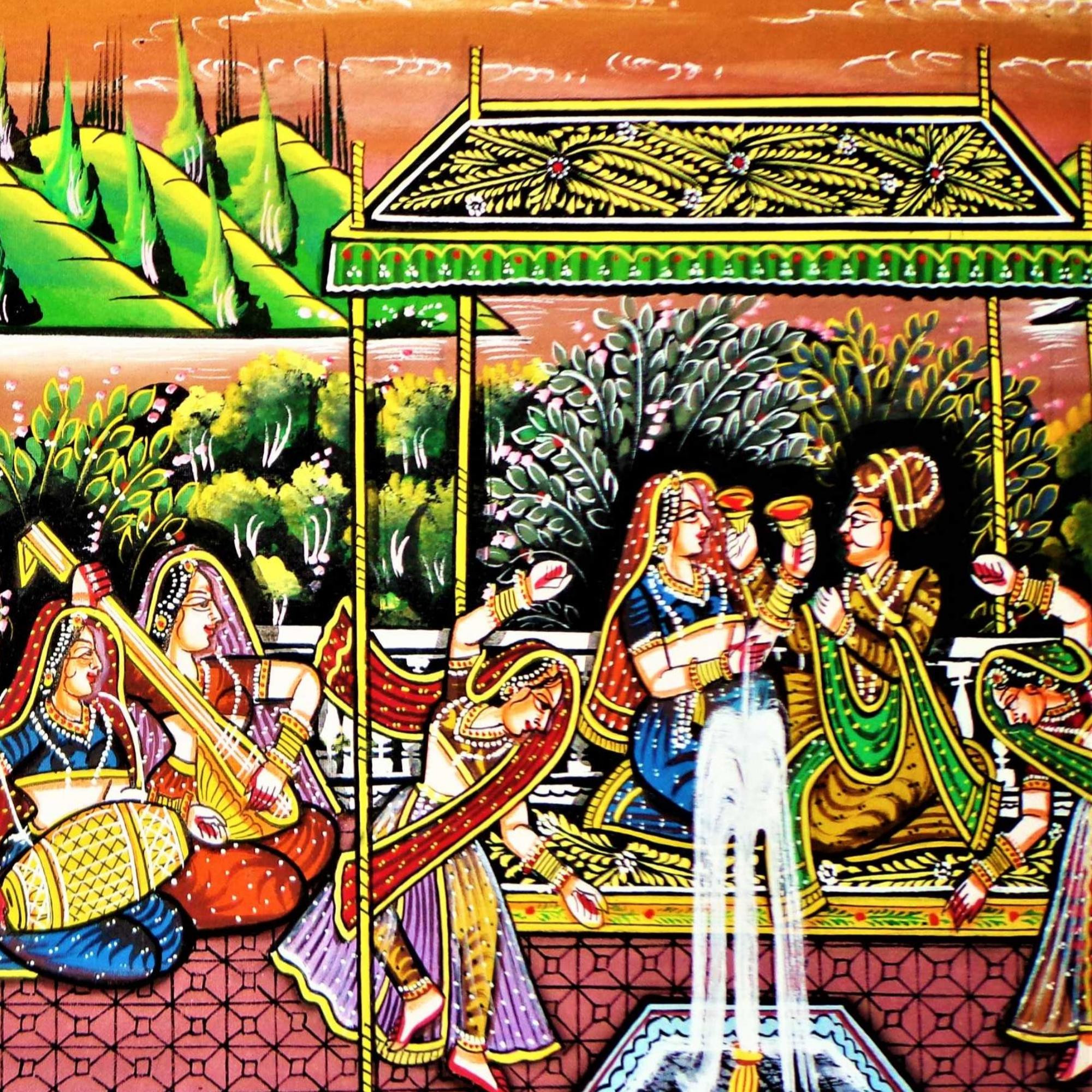 Royal Rajputana Miniature Art Rajasthani Painting