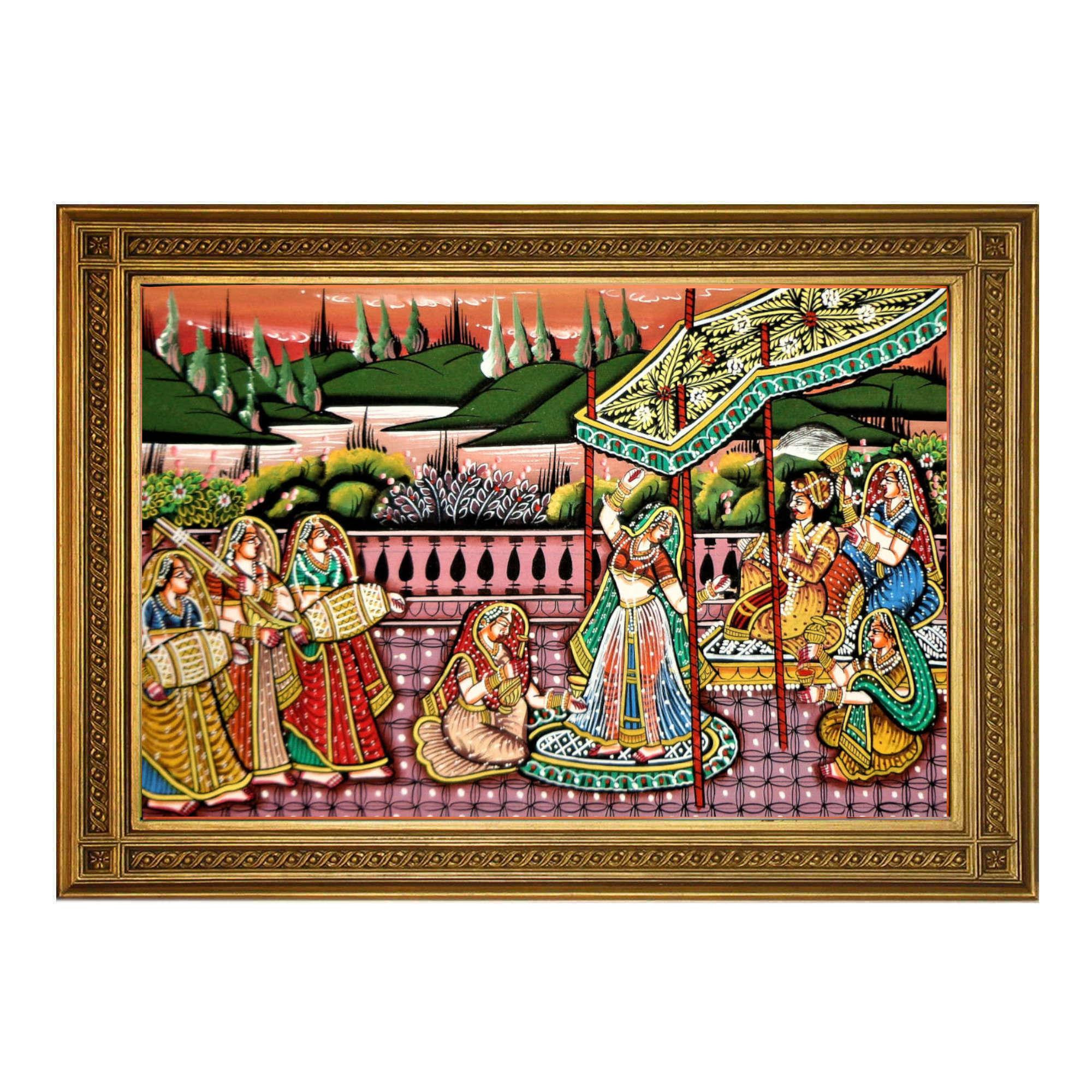 Royal Rajputana Miniature Art Rajasthani Painting