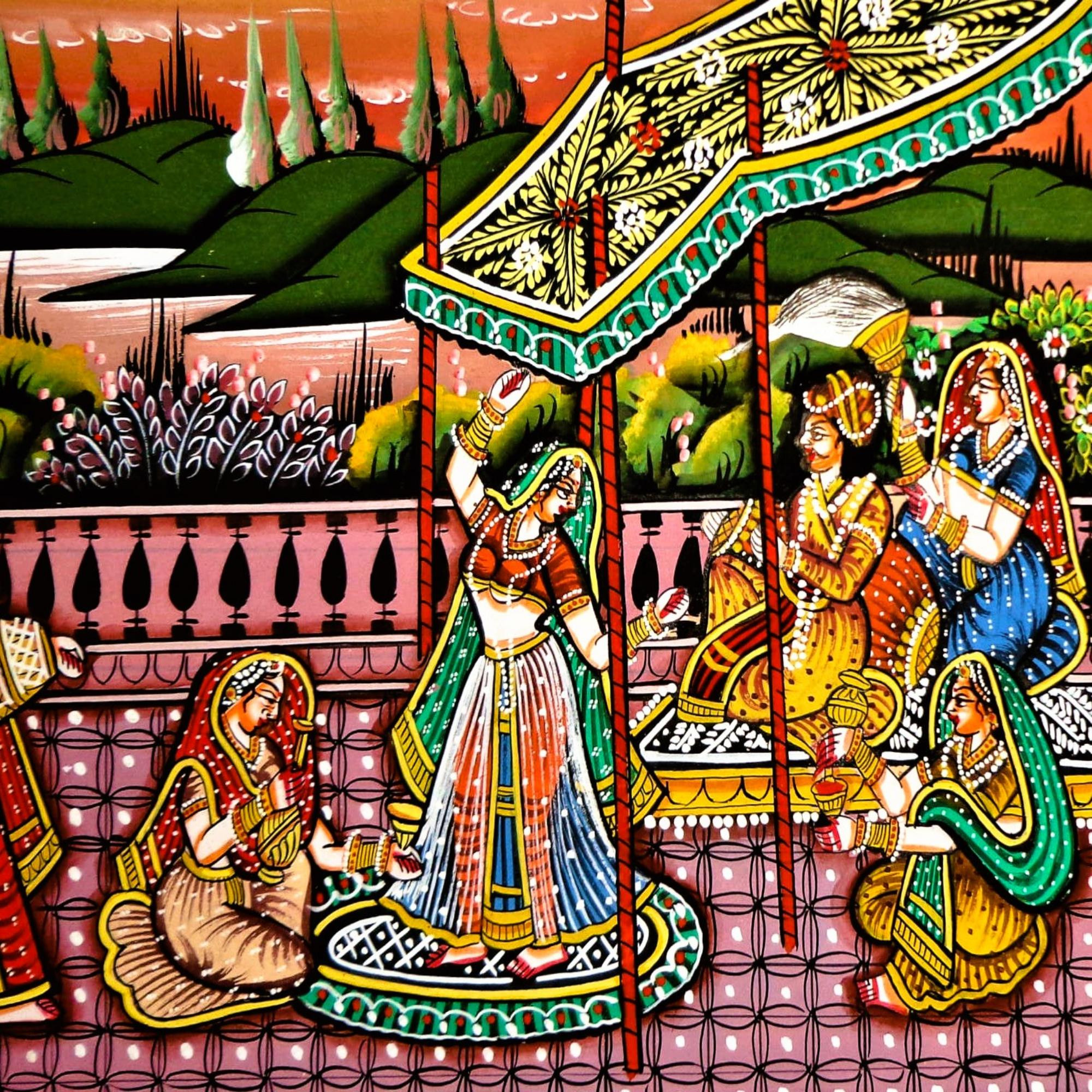 Royal Rajputana Miniature Art Rajasthani Painting
