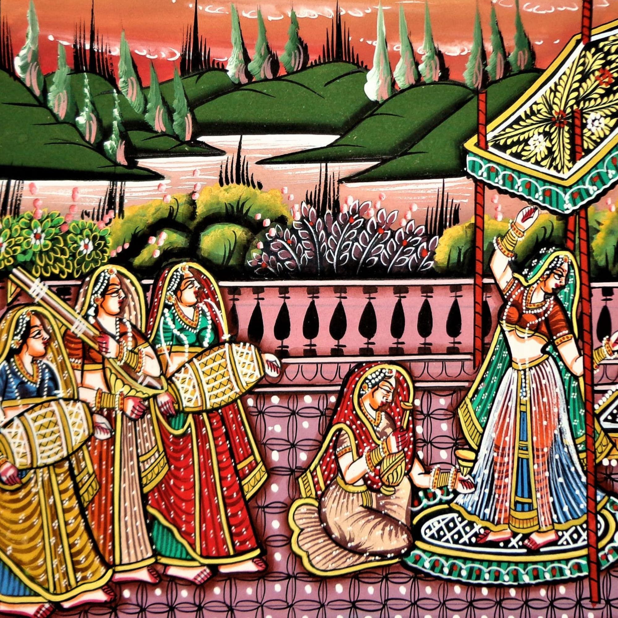Royal Rajputana Miniature Art Rajasthani Painting
