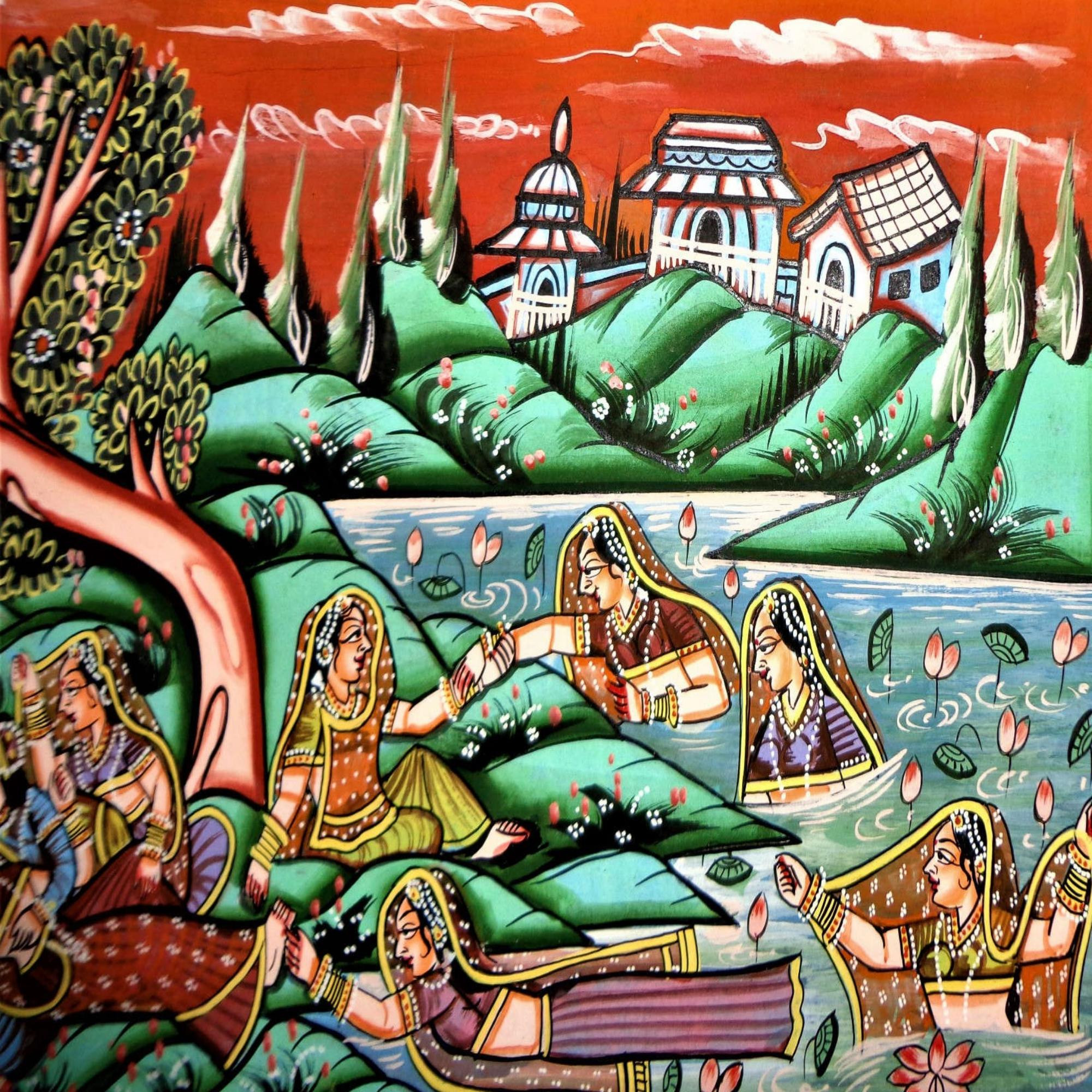 Royal Rajputana Miniature Art Rajasthani Painting