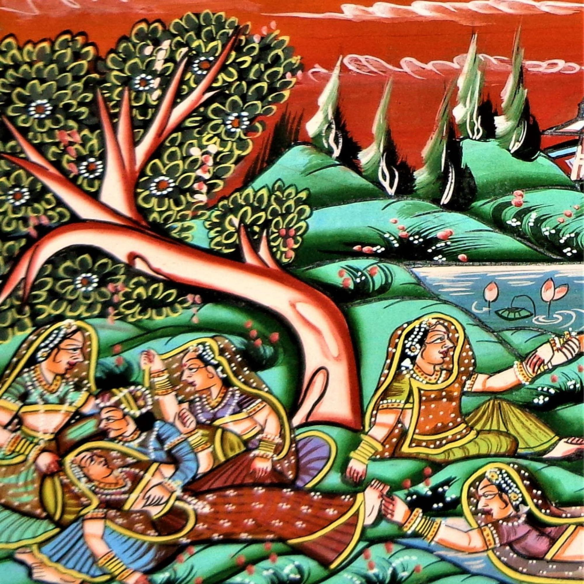Royal Rajputana Miniature Art Rajasthani Painting