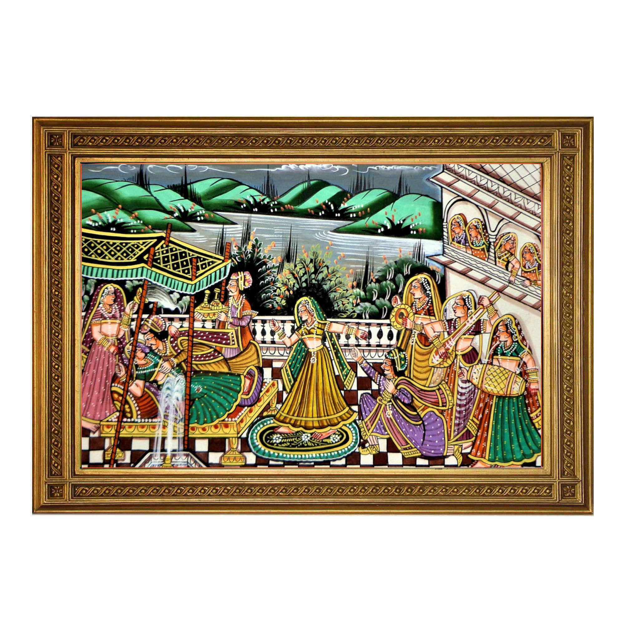 Royal Rajputana Miniature Art Rajasthani Painting