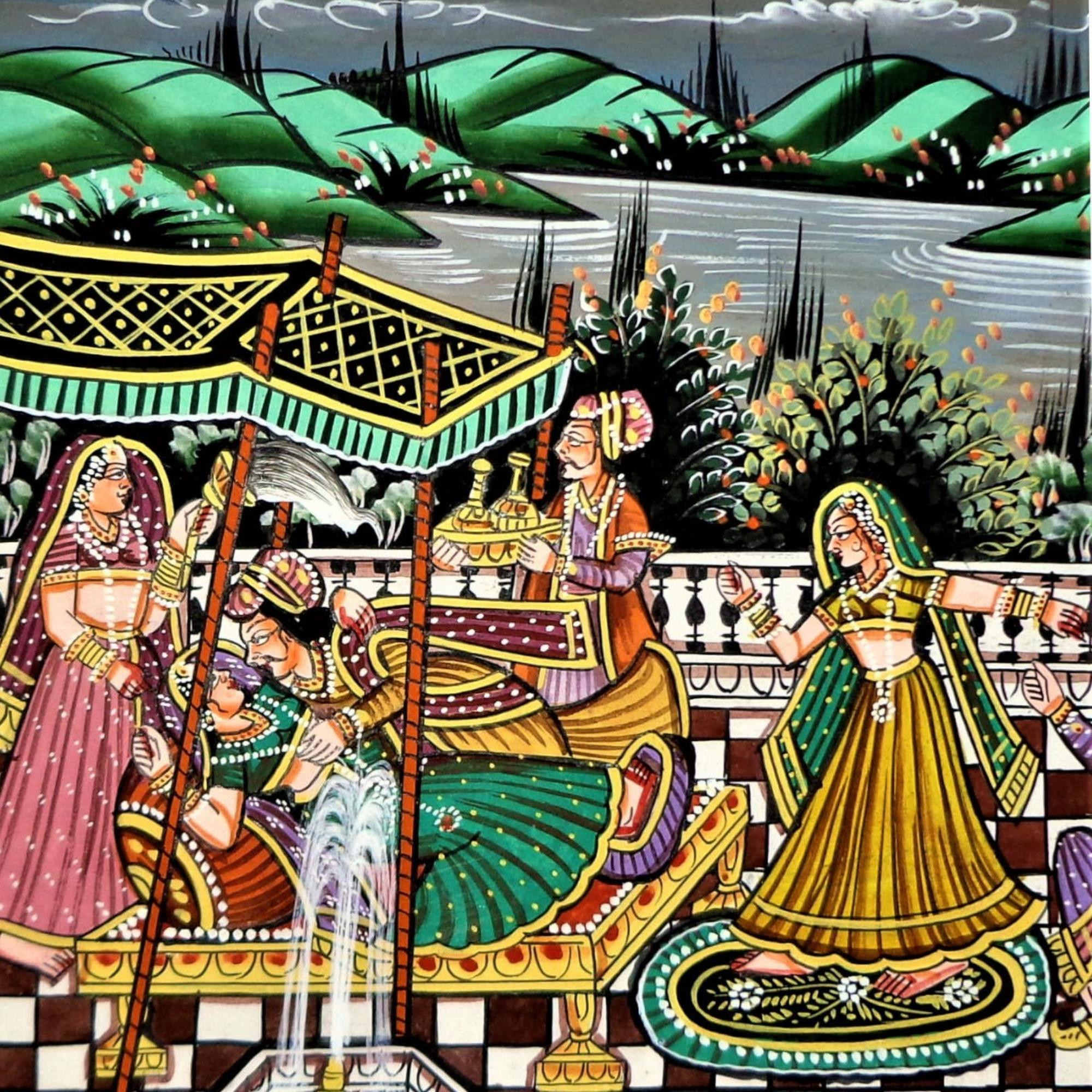 Royal Rajputana Miniature Art Rajasthani Painting