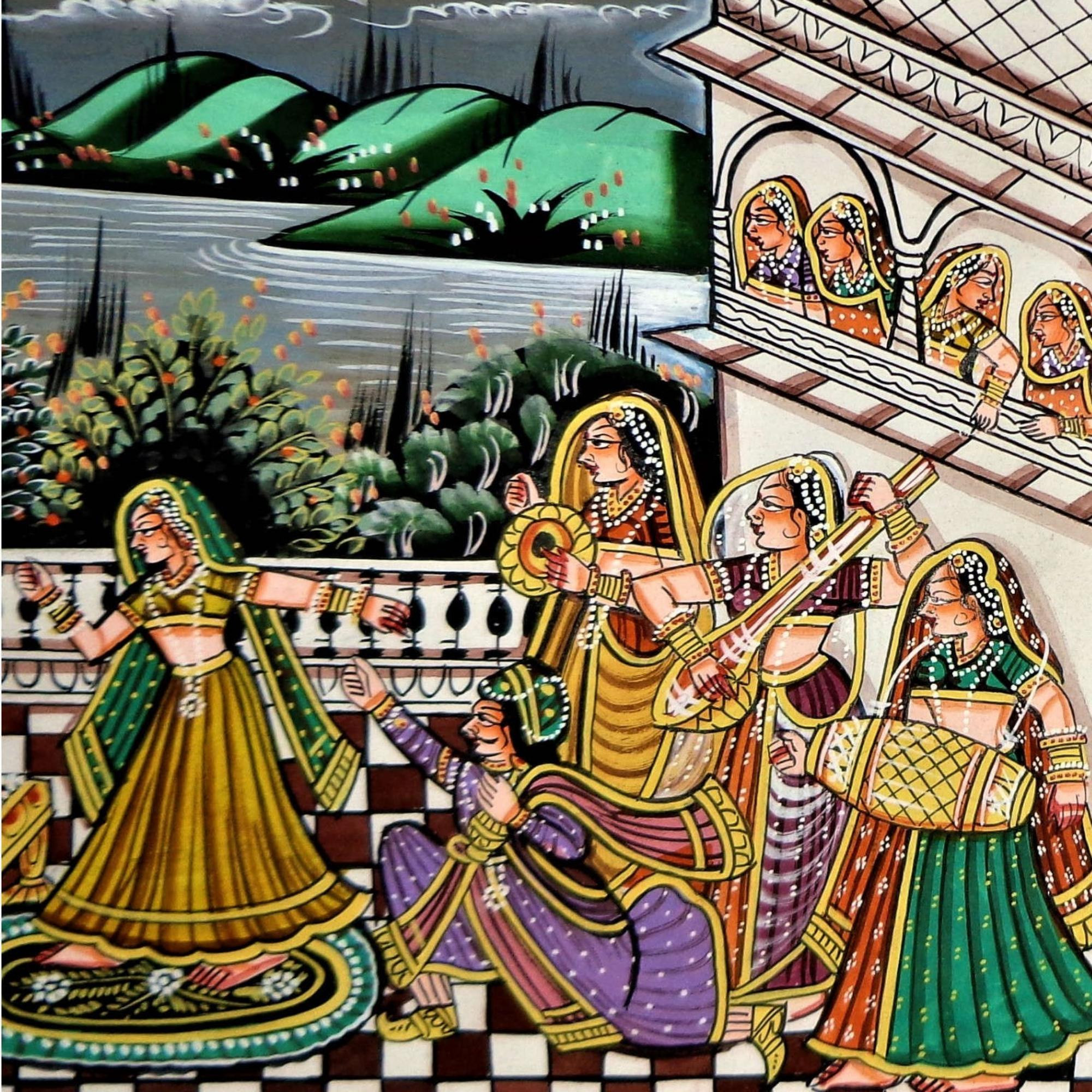 Royal Rajputana Miniature Art Rajasthani Painting