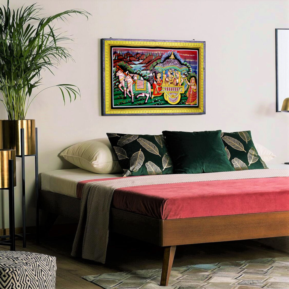 PEELA Vivah Rajasthani Painting