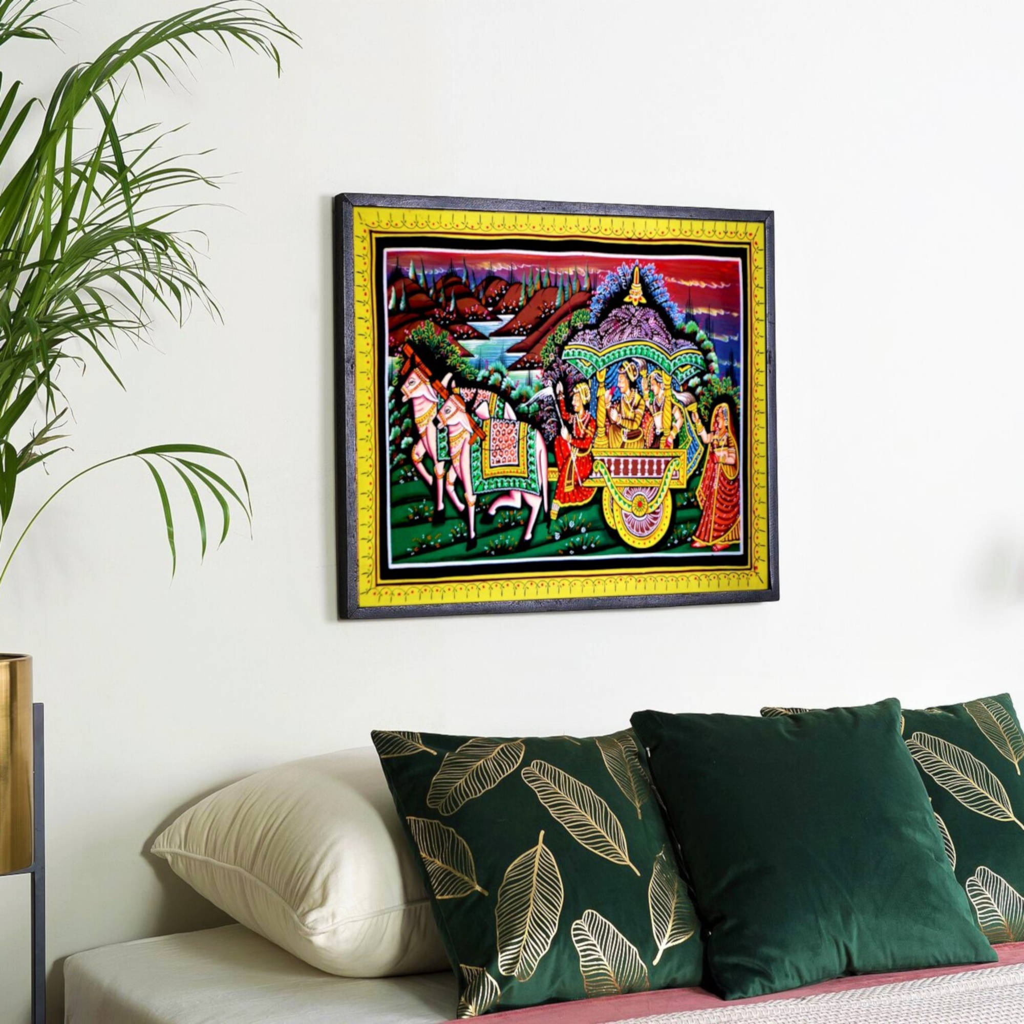 PEELA Vivah Rajasthani Painting