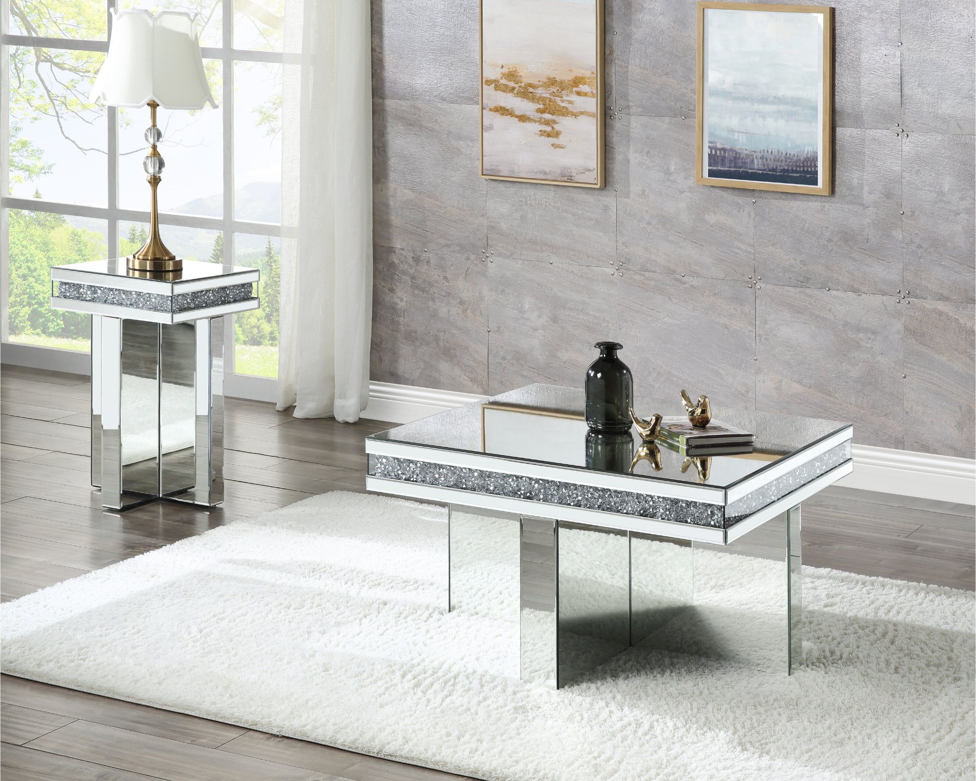PRECIA Mirrored Furniture Collection