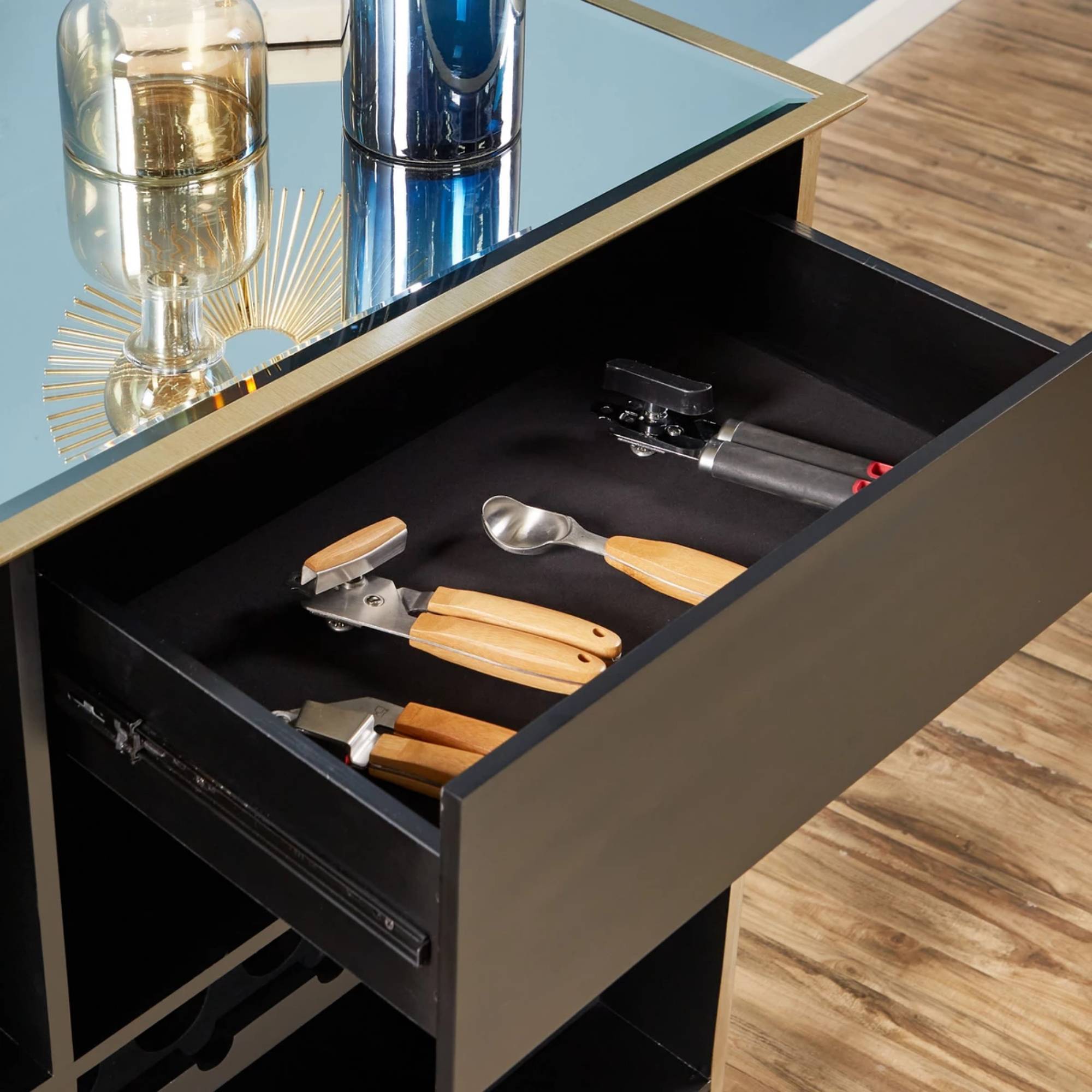 RABAT Mirrored Moroccan Gold Collection - Bar Set