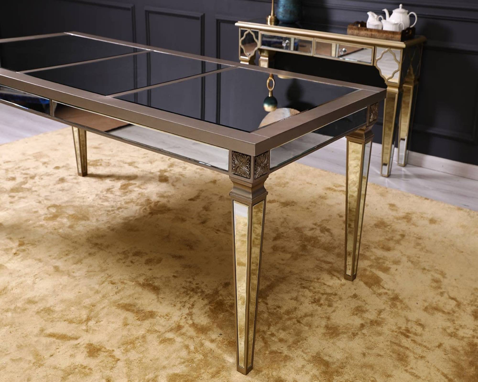 REGALIA Mirrored Dining Table