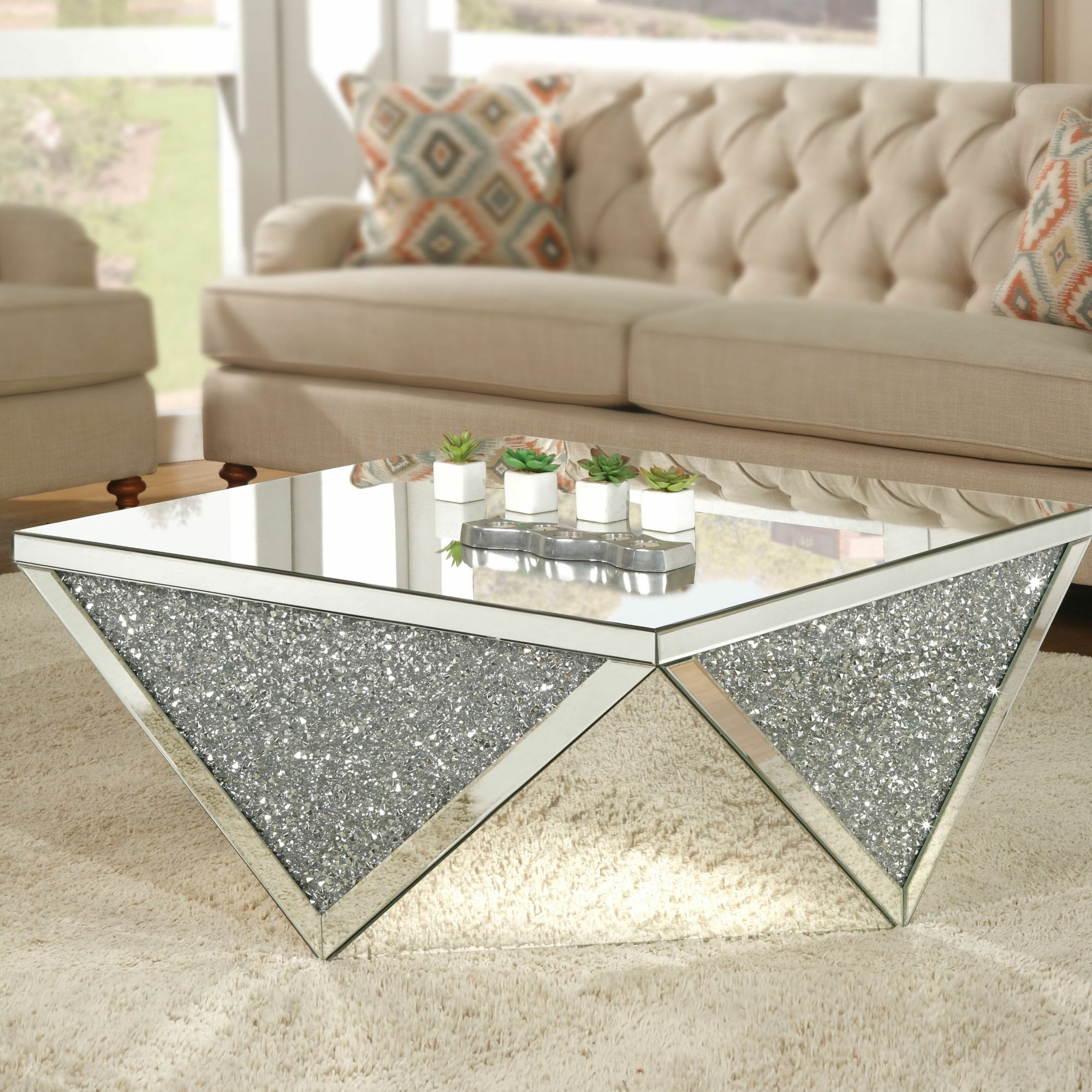 RENE Mirrored Furniture Collection