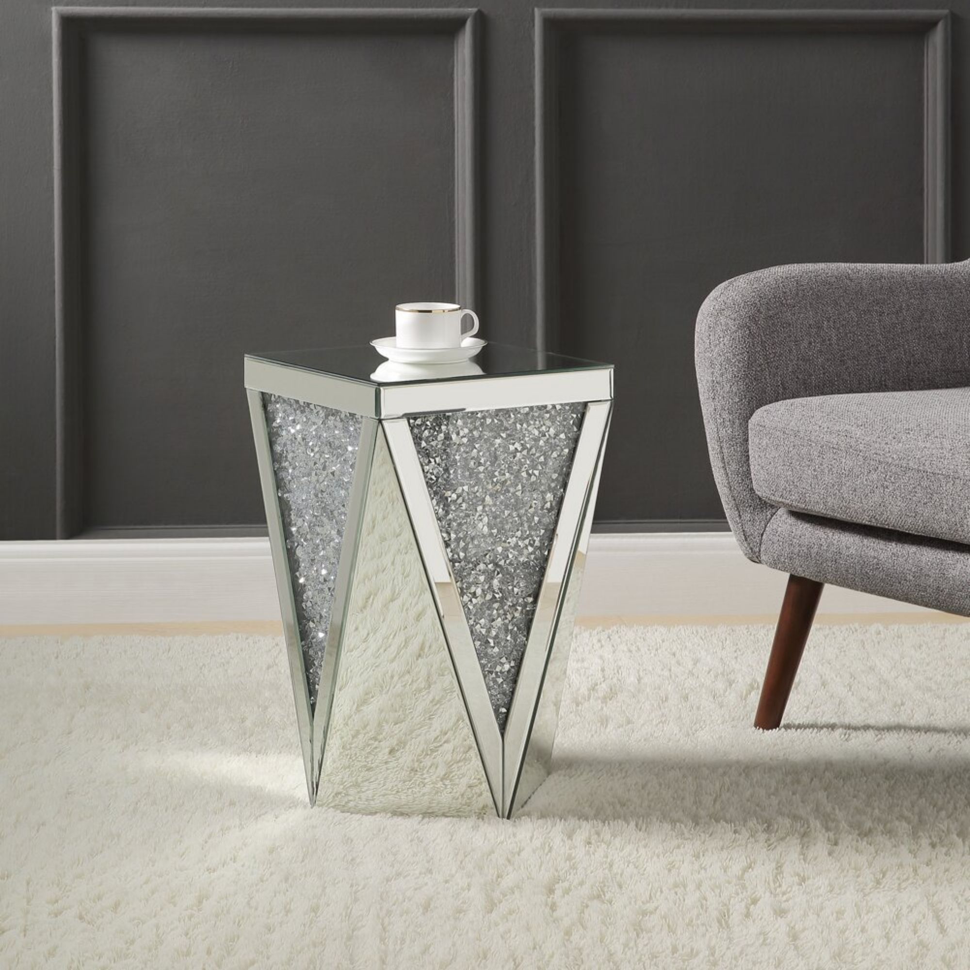 RENE Mirrored Furniture Collection