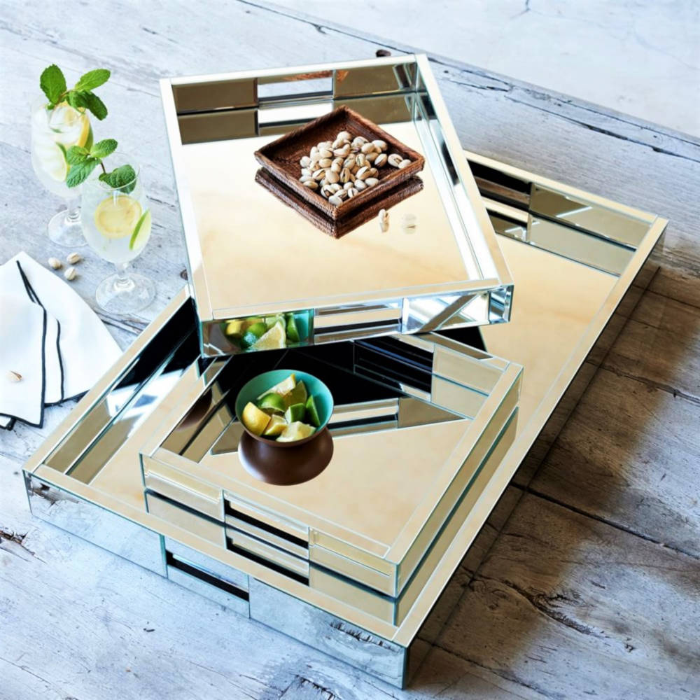 STERLING Mirrored Tray