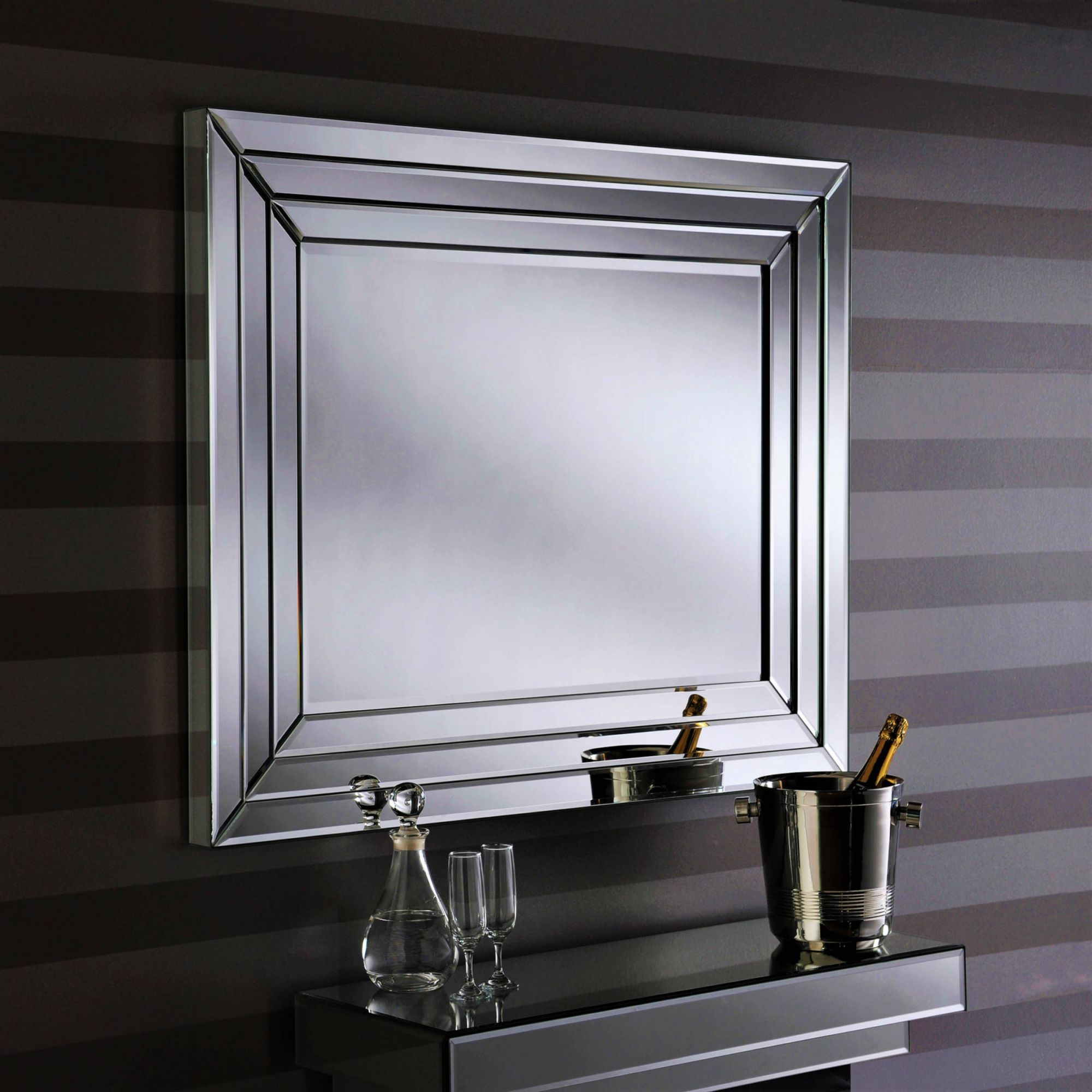 STERLING Step Beveled Accent Mirror