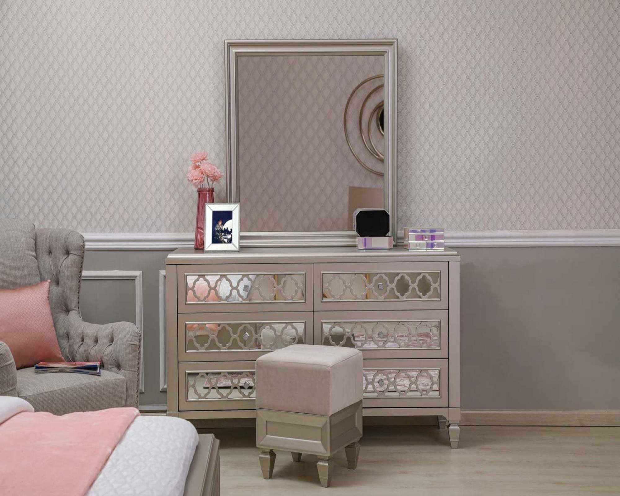SWANSEA Mirrored Bedroom Collection