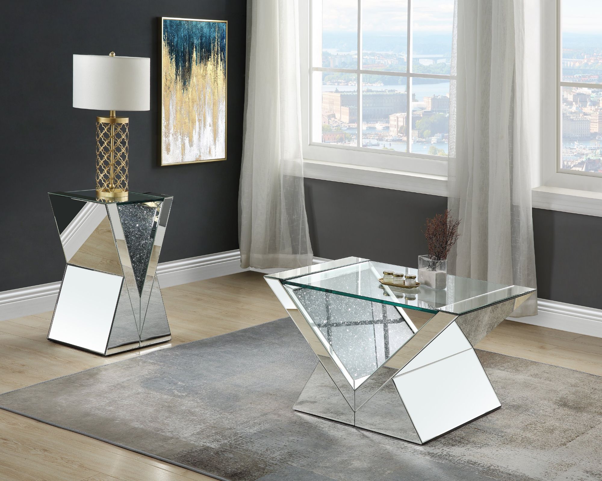 VERA Mirrored Furniture Collection
