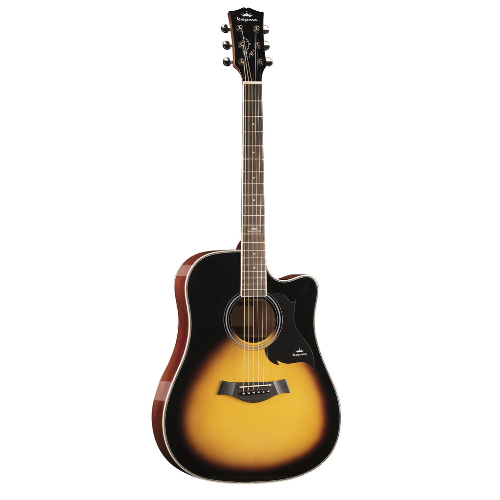 Kepma D1C Acoustic Guitar - Sunburst Glossy