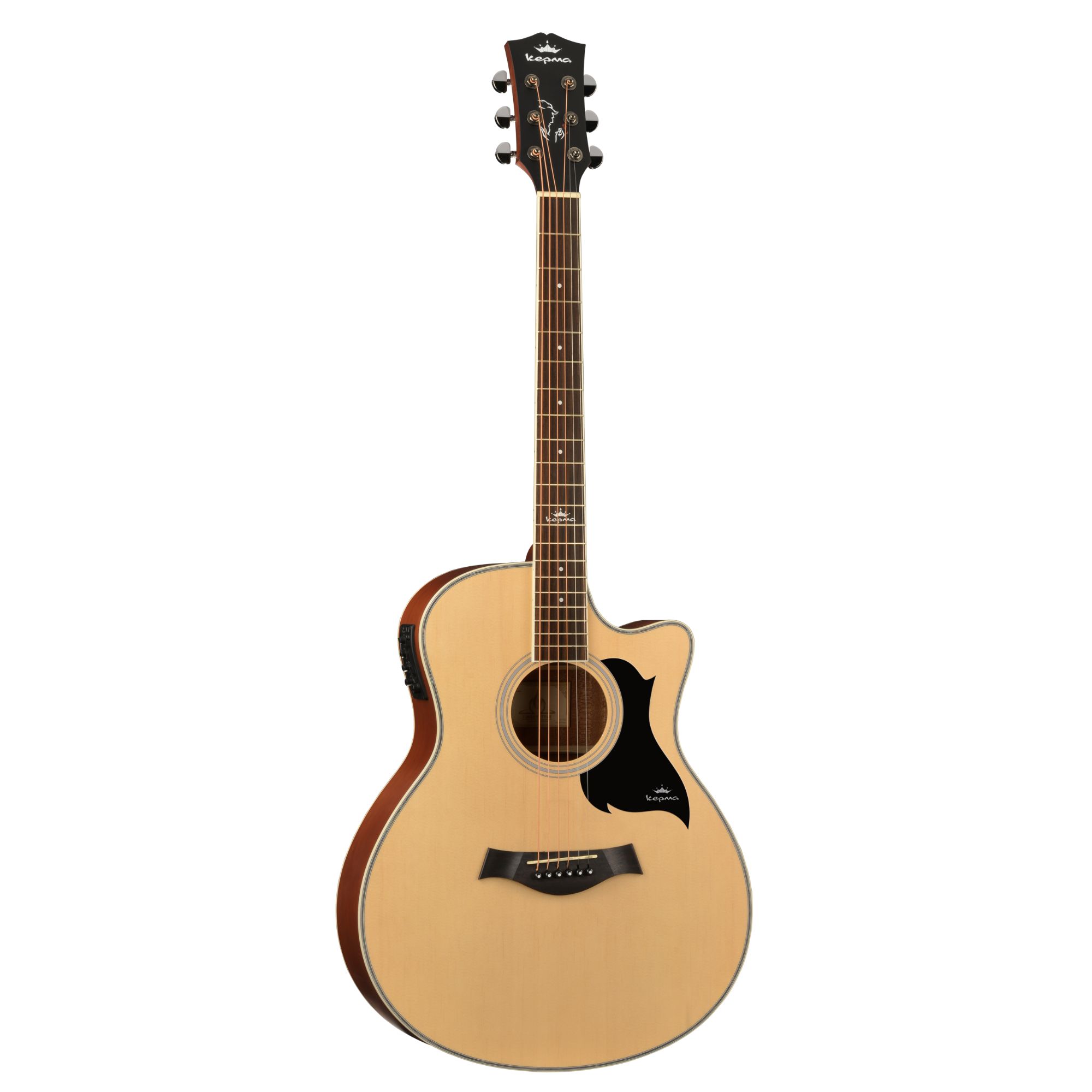 Kepma A1Ce Electro Acoustic Guitar Natural Matt