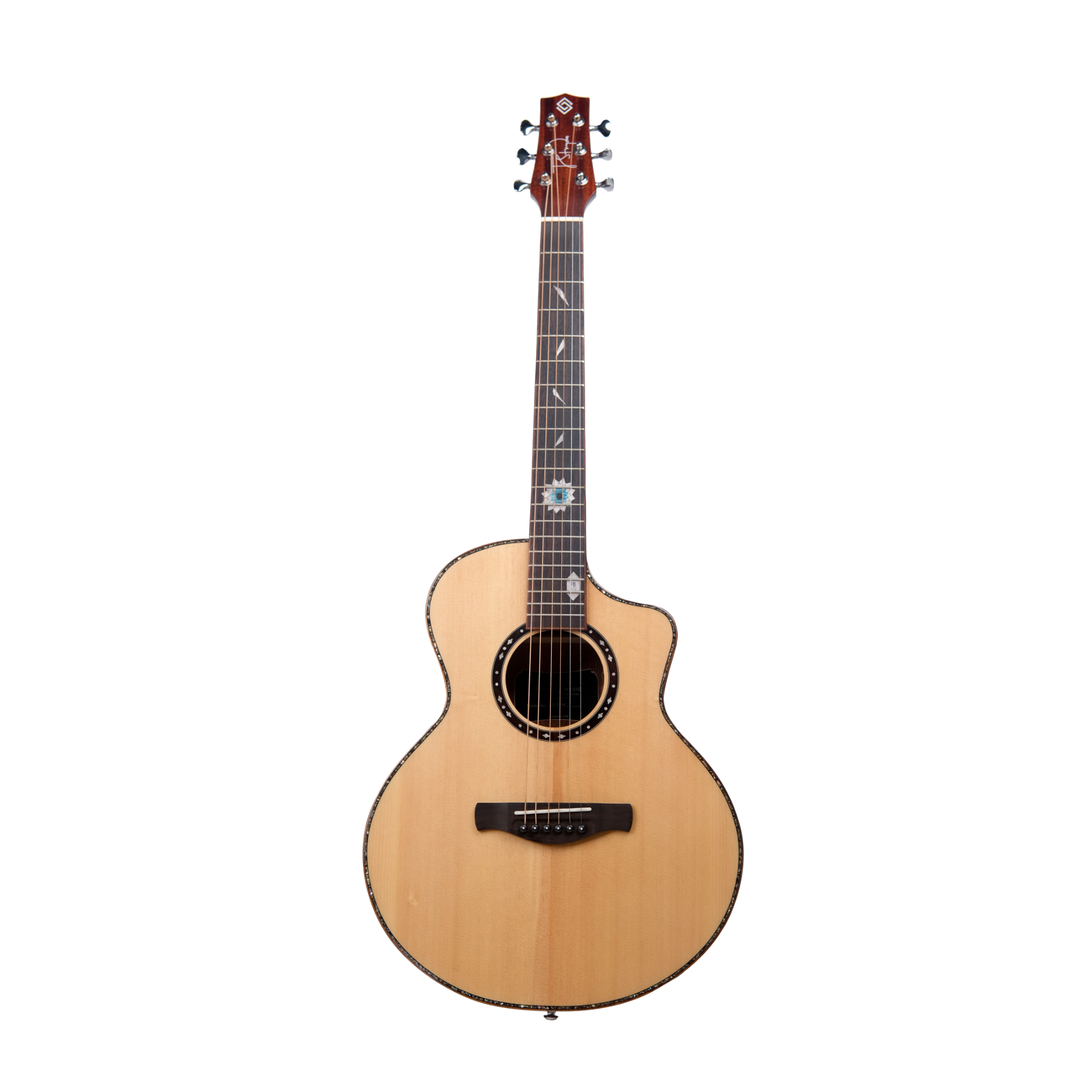 Strydom Stage S236CS NA - Solid top Travel guitar cutaway