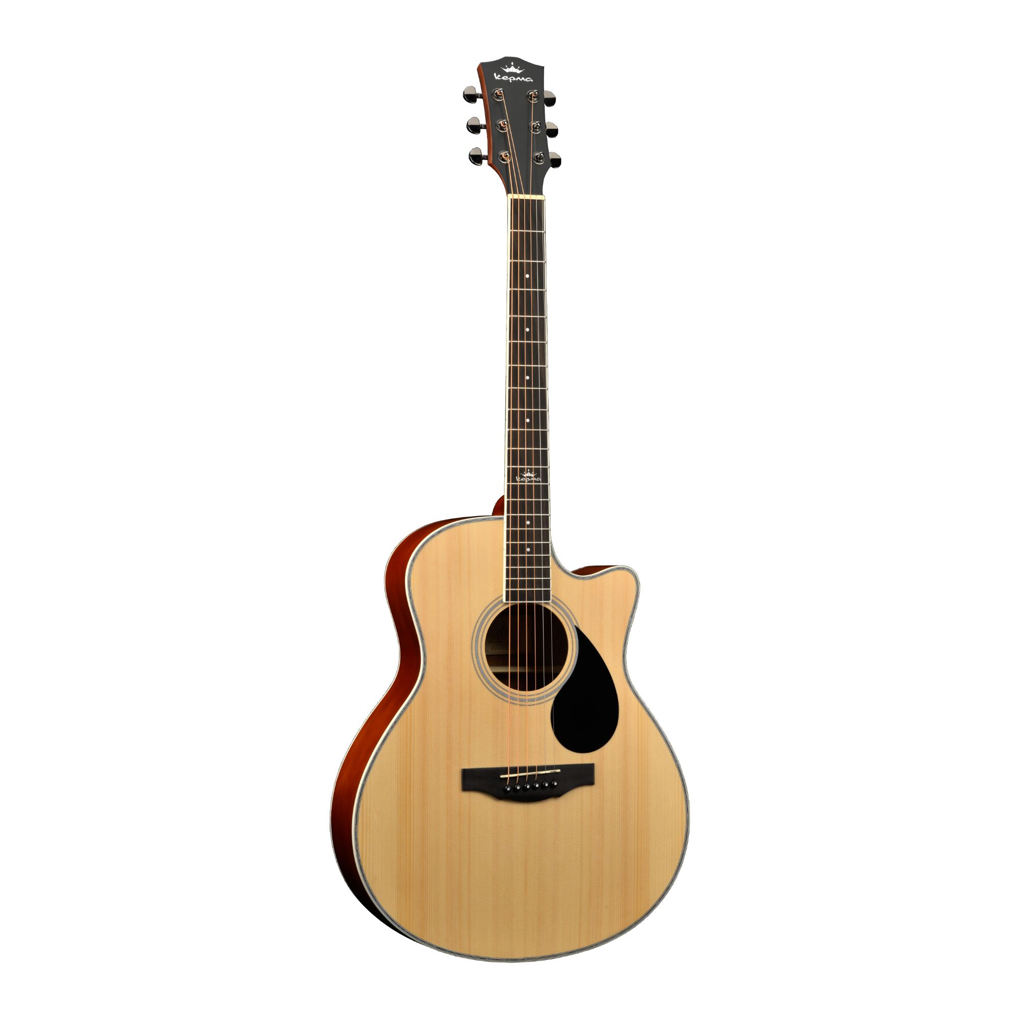 Kepma A1C Acoustic Guitar Natural Matt
