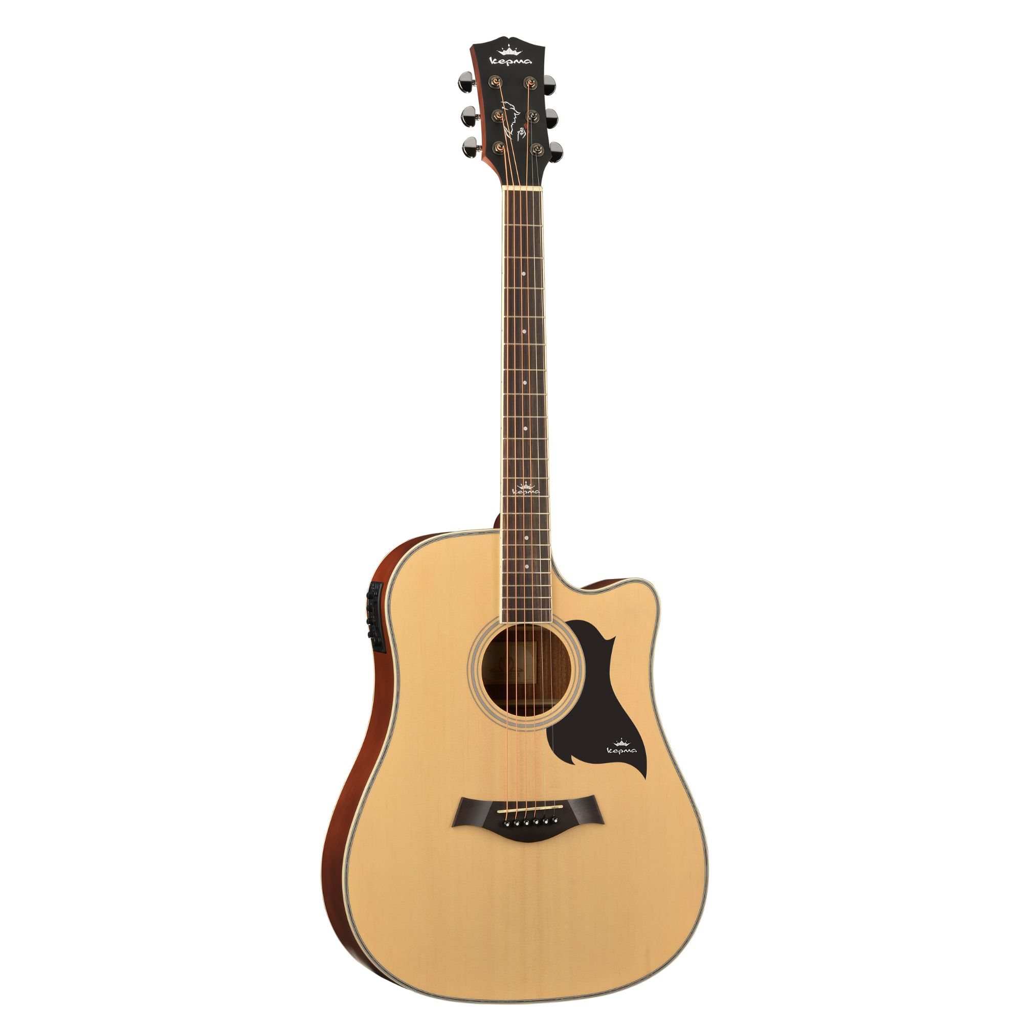 Kepma D1Ce Semi Acoustic Guitar - Natural