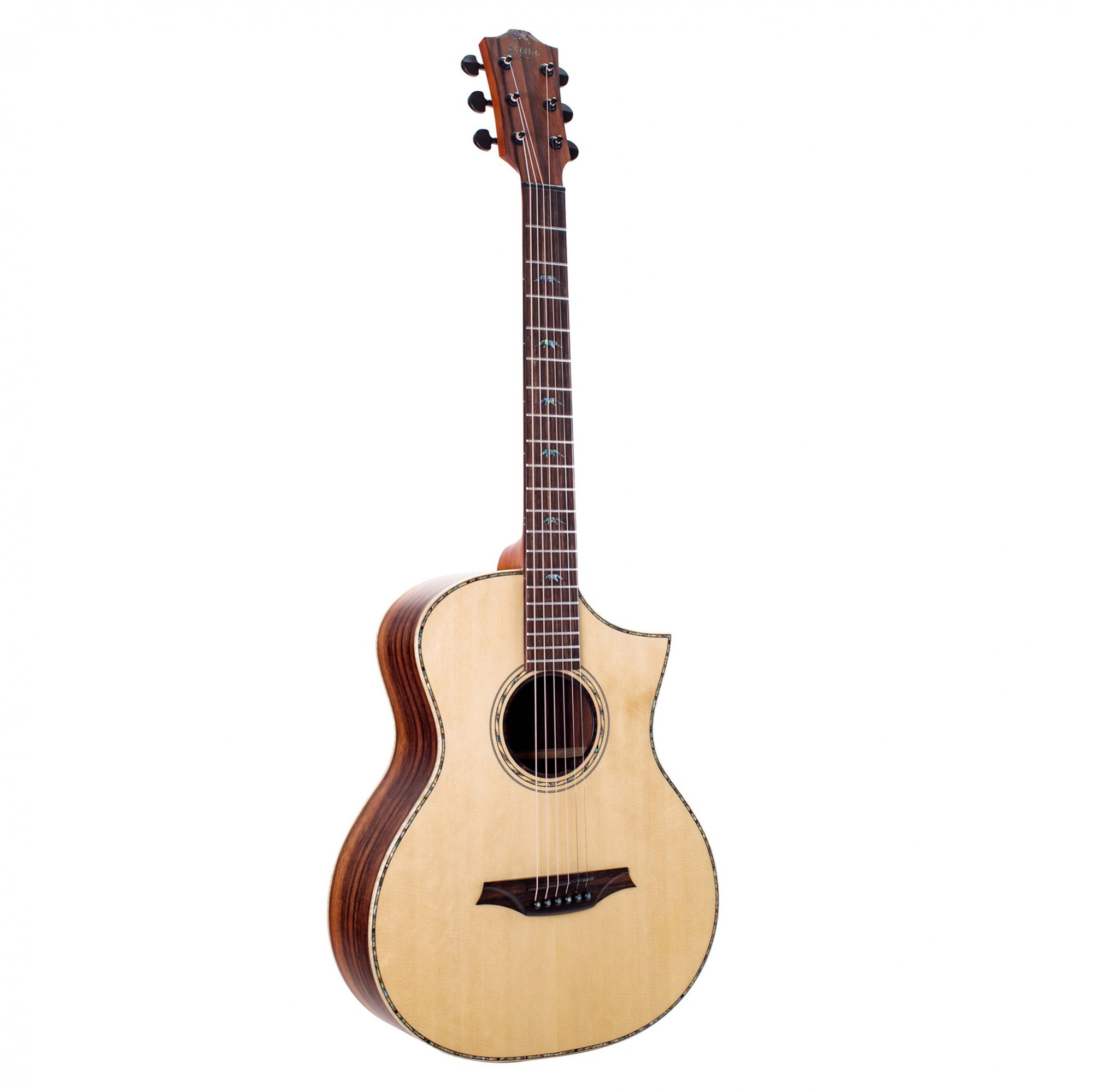 Bromo BAR5CE Hillside Concert Electro Acoustic Guitar Natural