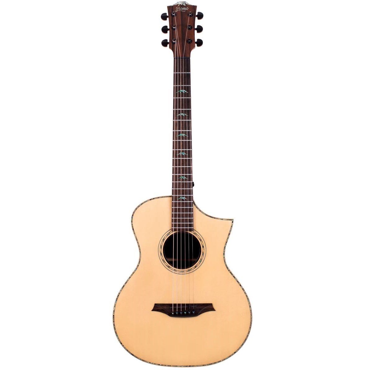 Bromo BAR5CE Hillside Concert Electro Acoustic Guitar Natural