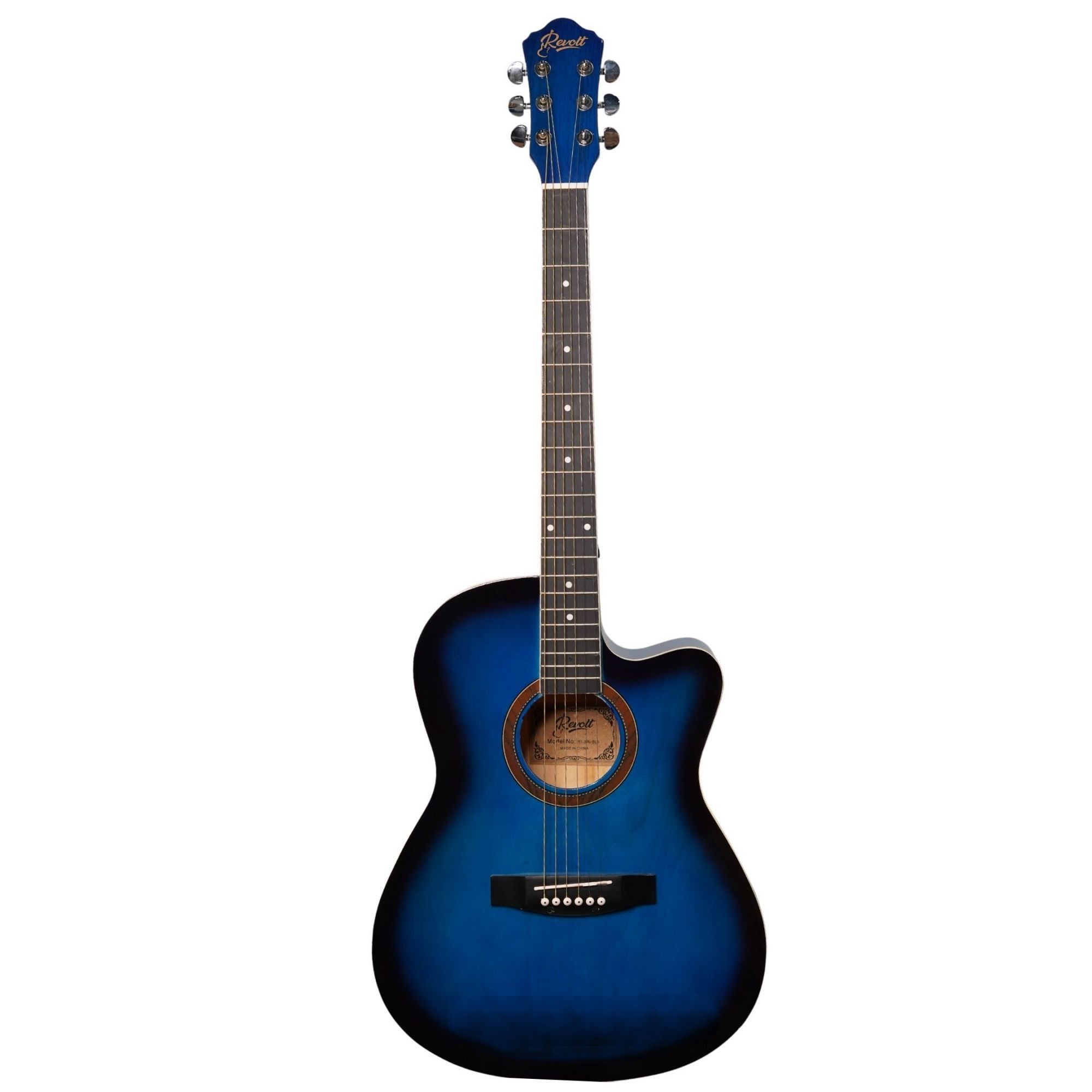 Revolt 39c Acoustic Guitar - Blue