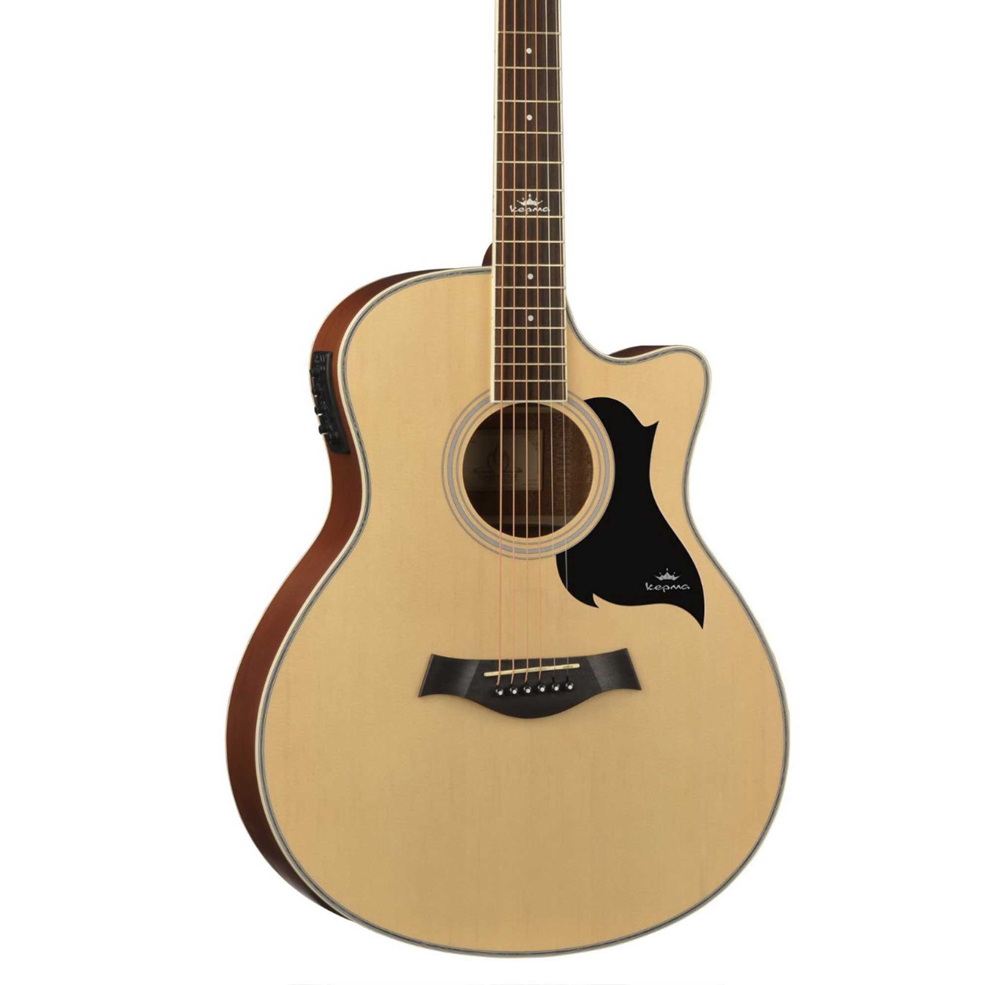 Kepma A1Ce Electro Acoustic Guitar Natural Matt