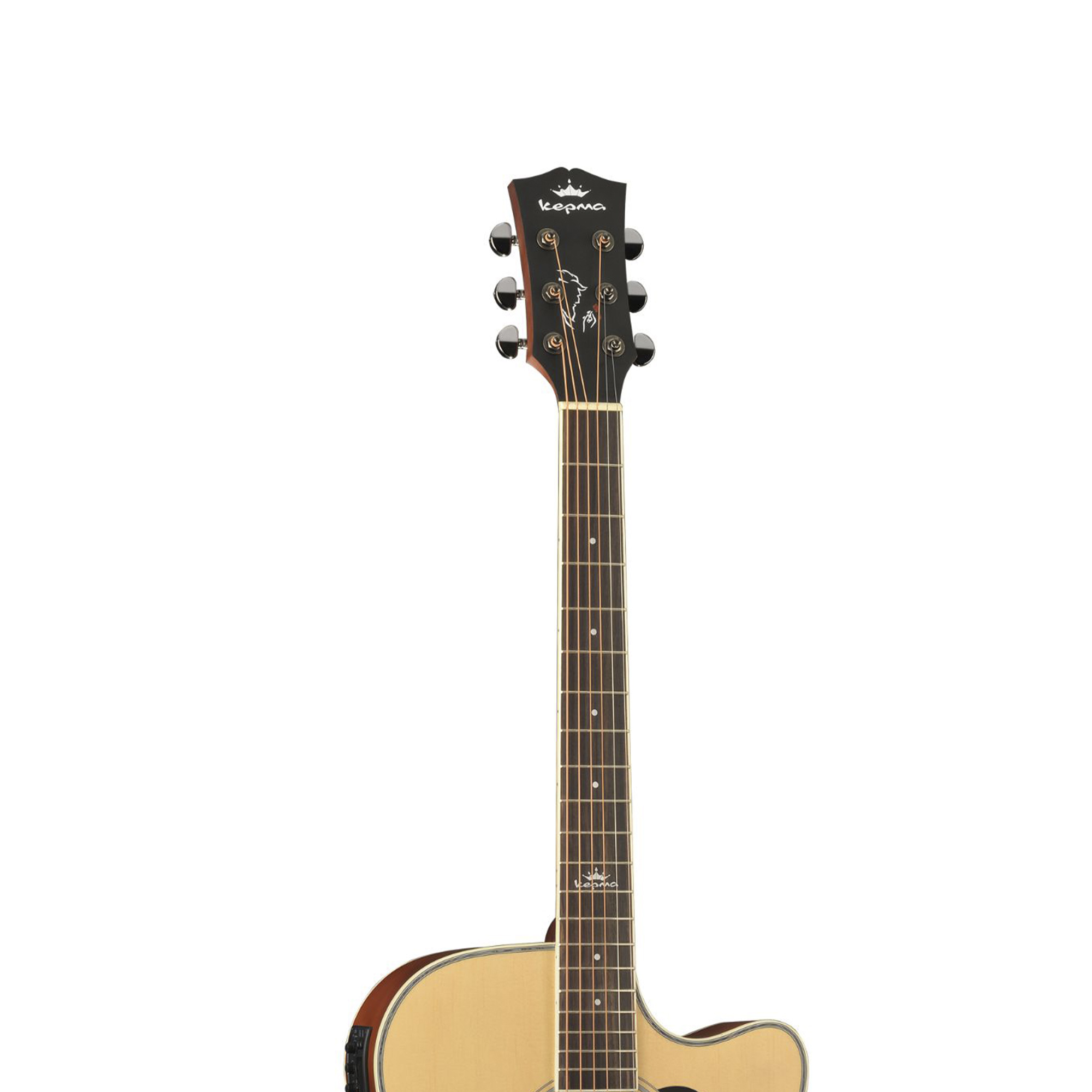 Kepma D1Ce Semi Acoustic Guitar- Natural Matt