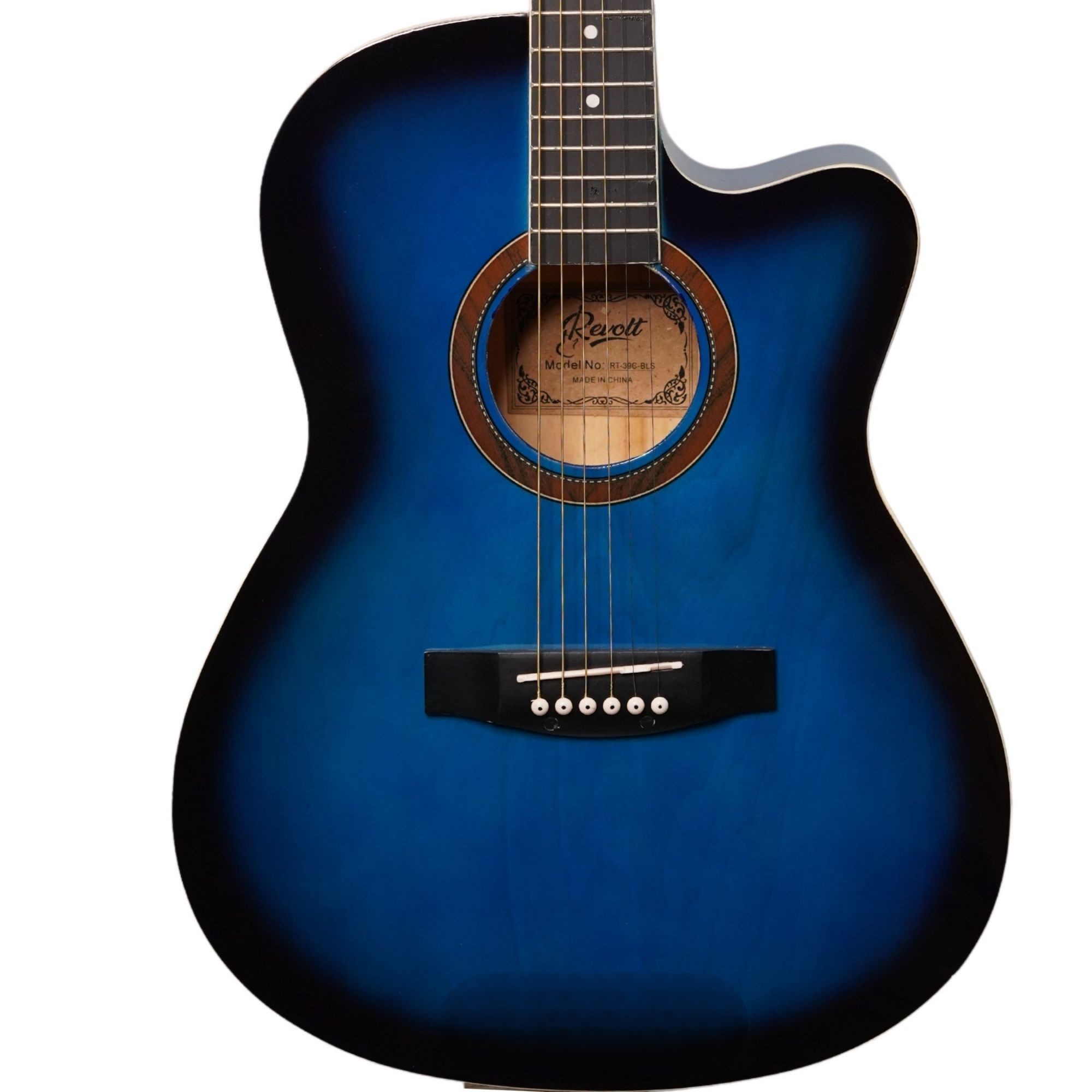 Revolt 39c Acoustic Guitar - Blue
