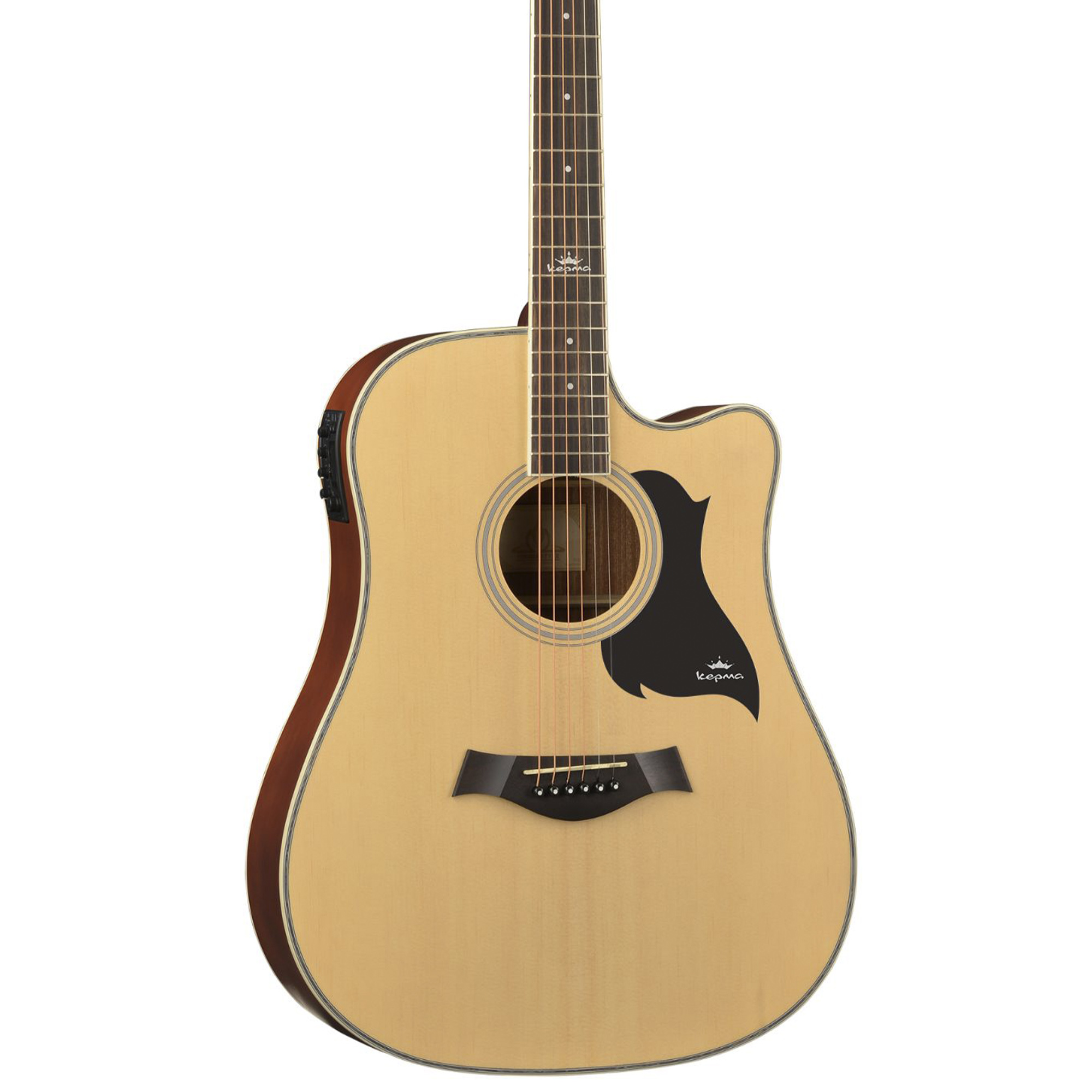 Kepma D1Ce Semi Acoustic Guitar- Natural Matt
