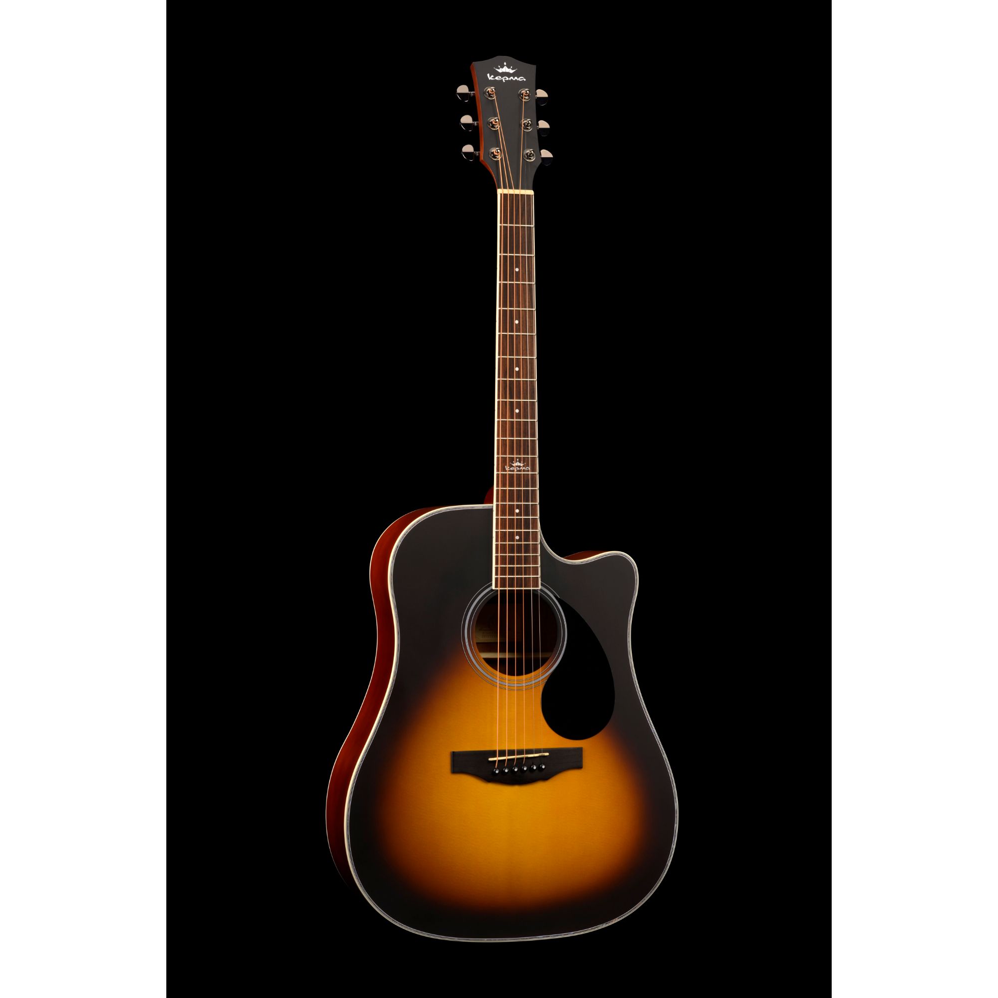 Kepma D1C Acoustic Guitar- Sunburst Matt