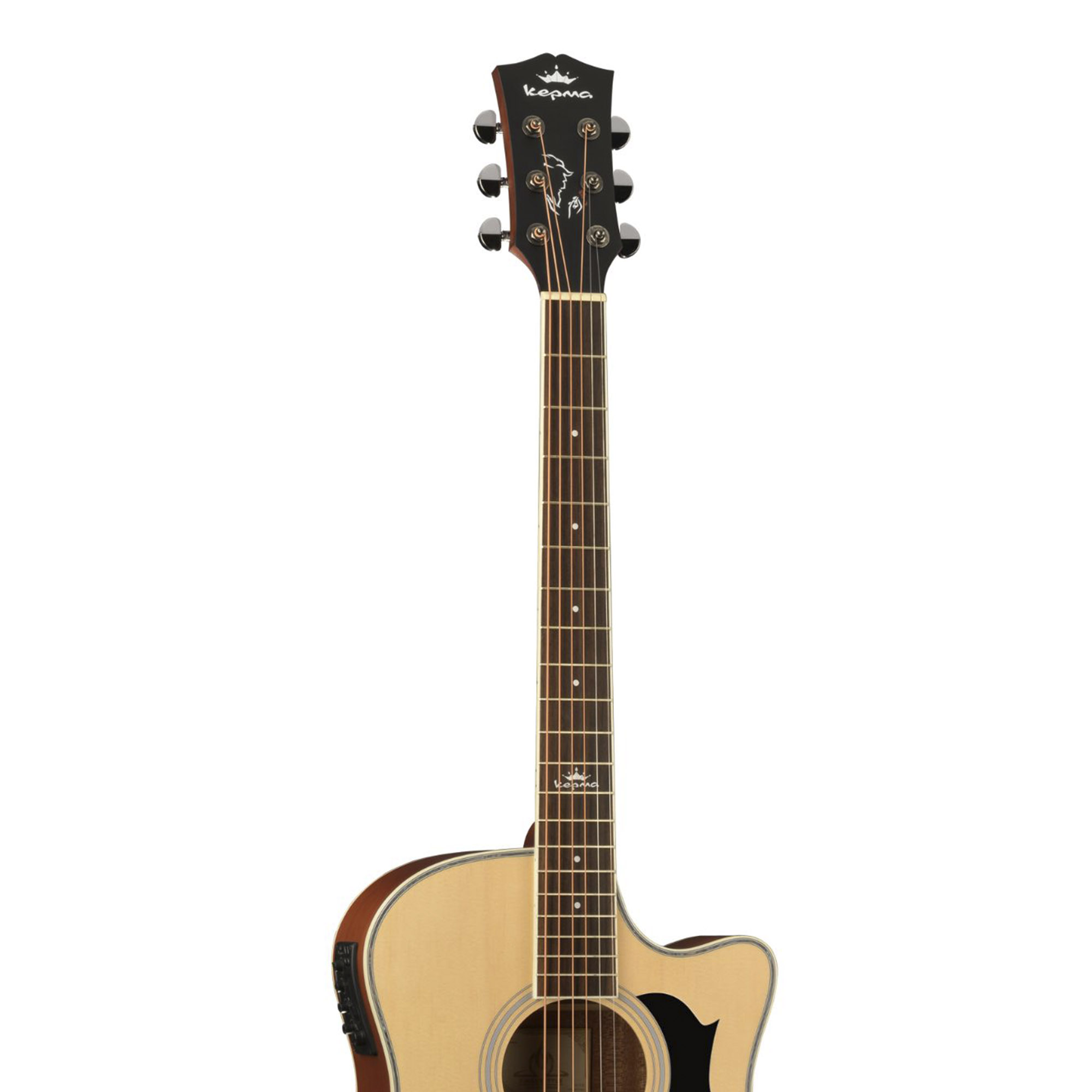 Kepma A1Ce Electro Acoustic Guitar Natural Matt