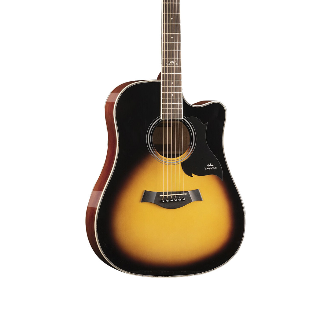 Kepma D1C Acoustic Guitar - Sunburst Glossy